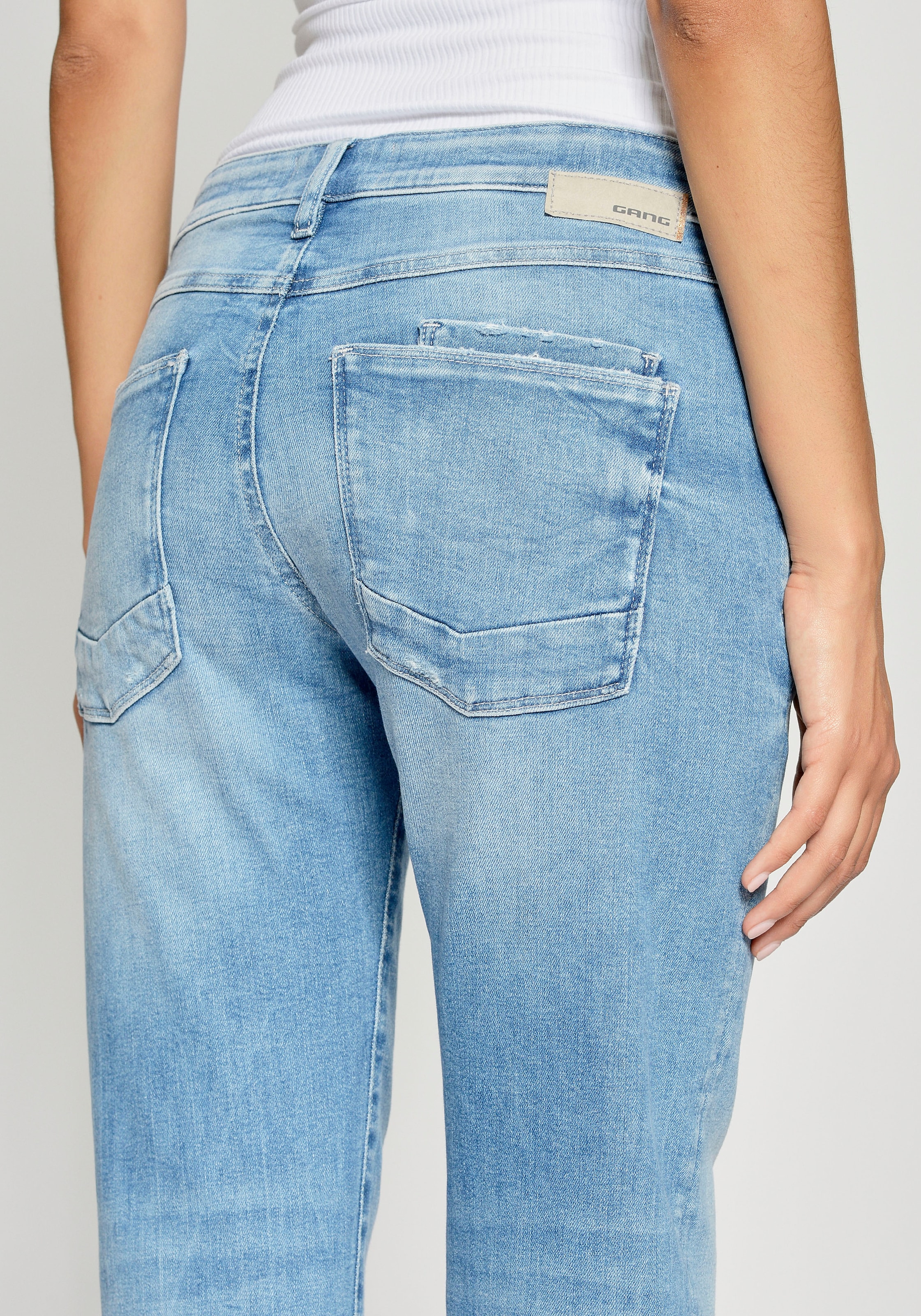 GANG Boyfriend-Jeans »94NADIA«, 5-Pocket Style mit Reißverschluss und Knopf