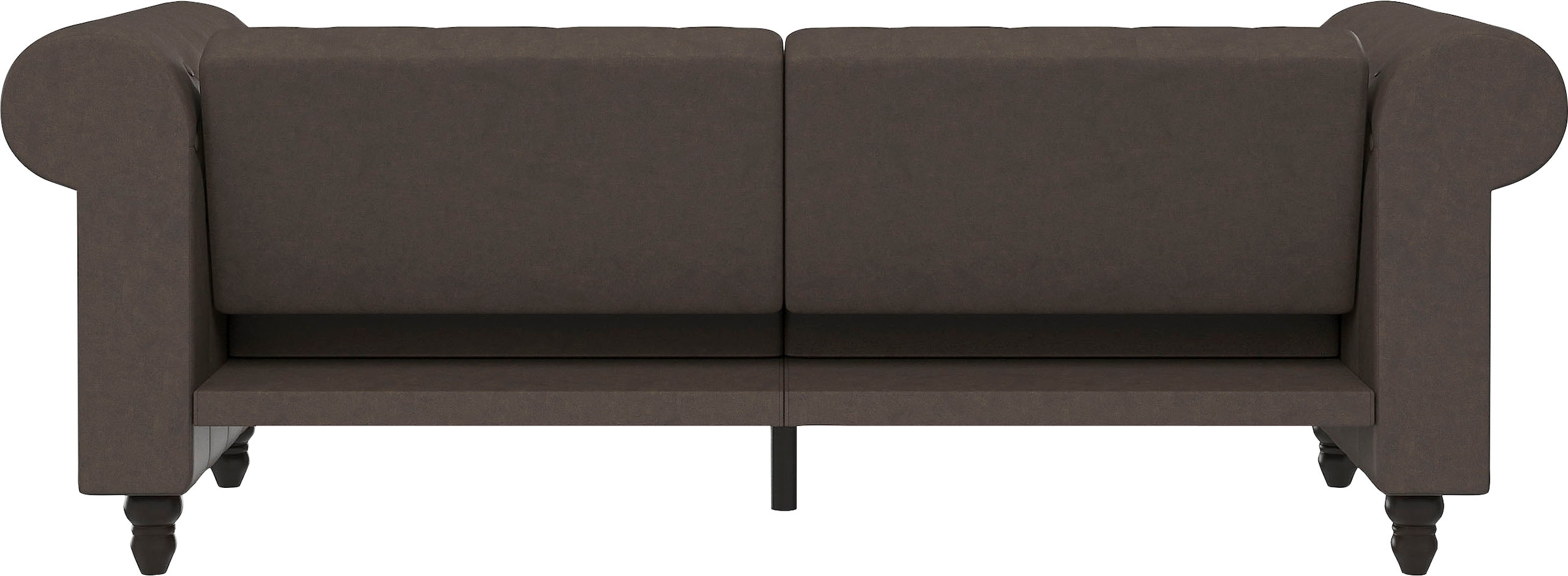 Dorel Home 3-Sitzer »Felix, Schlafsofa 236 cm, (Liegefläche 108x190cm), Rückenlehne«, 3-fach verstellbar, Velours, Kunstleder, Luxus-Microfaser Vintage