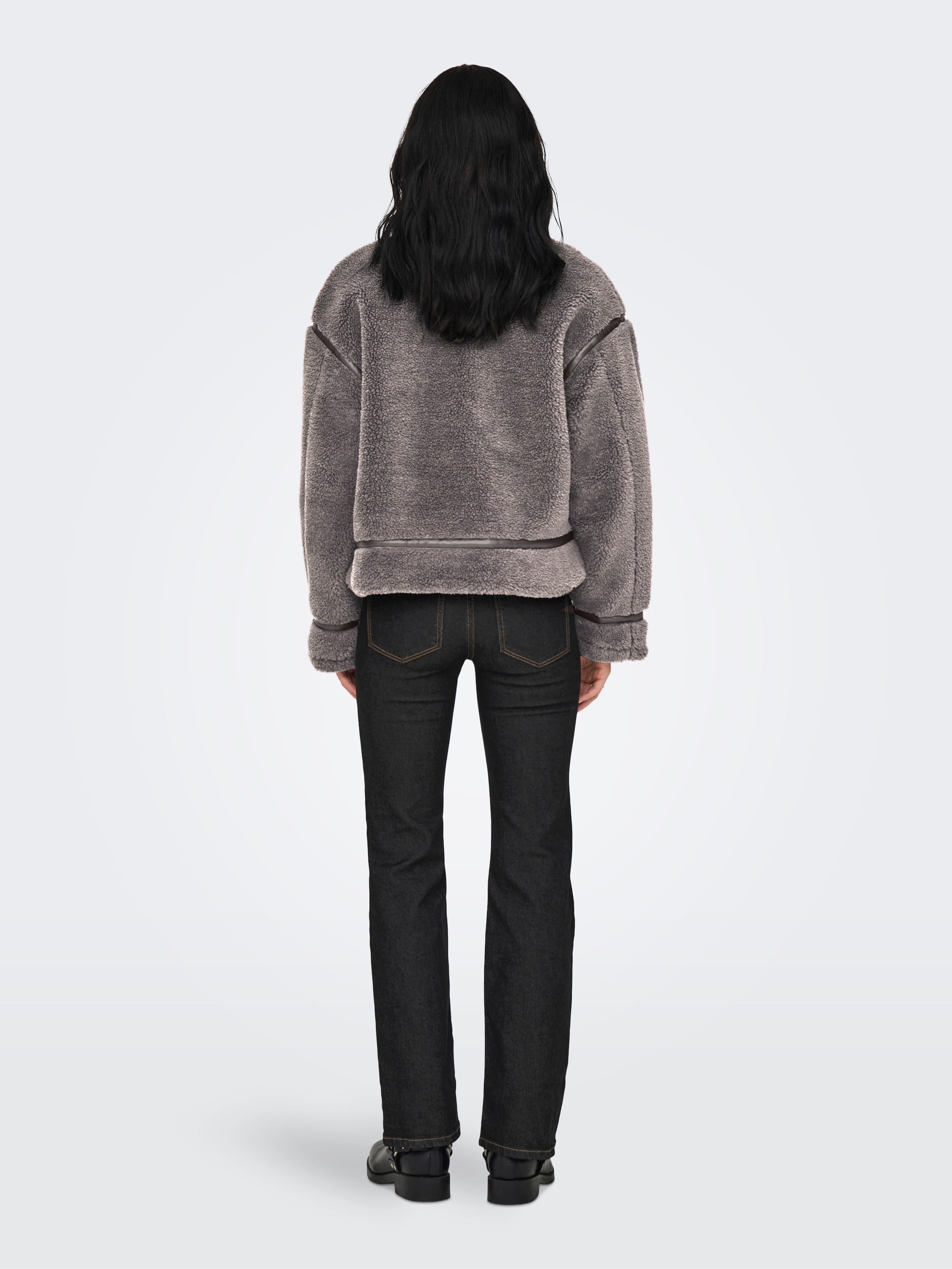 ONLY Plüschjacke »ONLMICHELLE TEDDY JACKET OTW«, ohne Kapuze