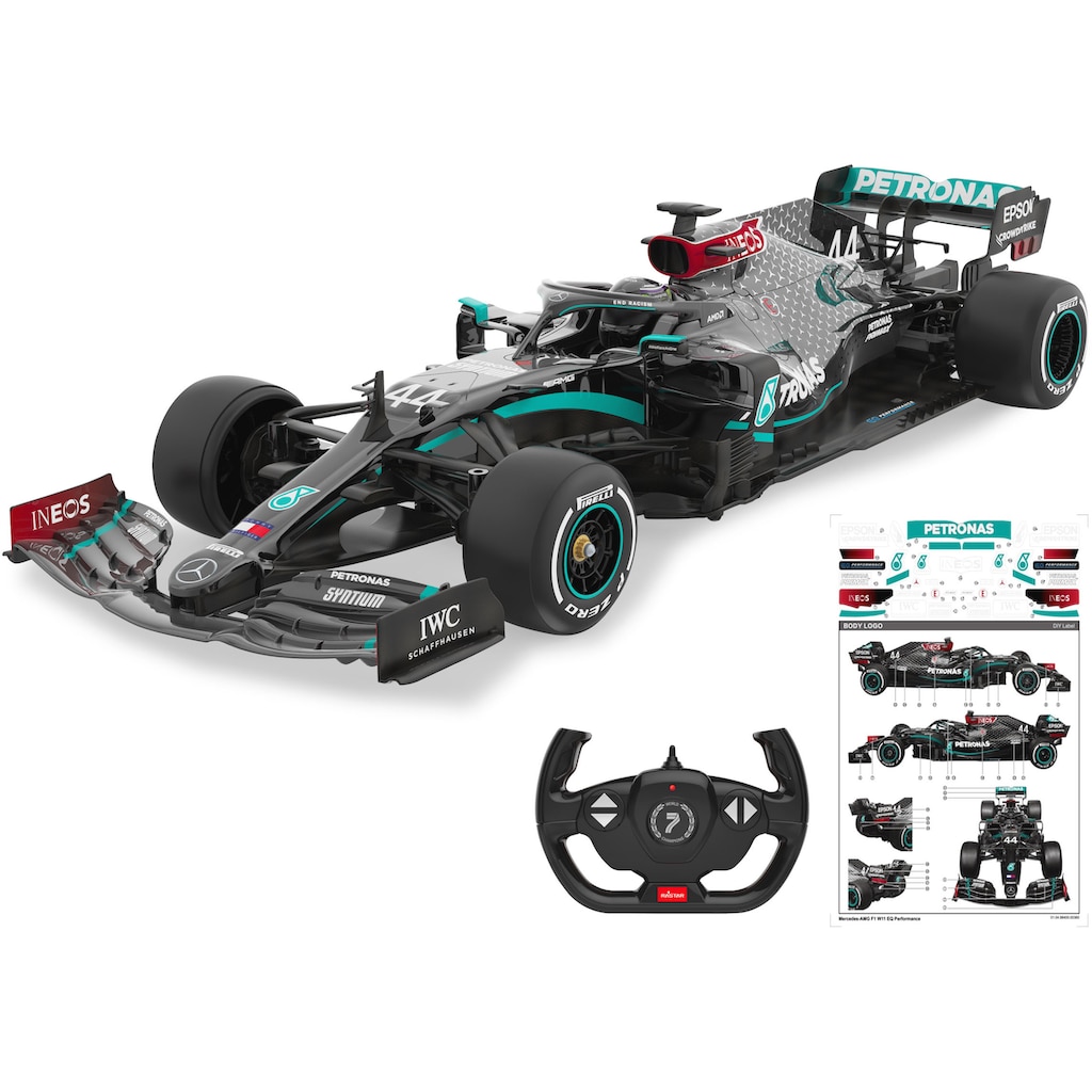 Jamara RC-Auto »Mercedes-AMG F1 W11 EQ Performance 1:12, 2,4 GHz«, offiziell lizenziert