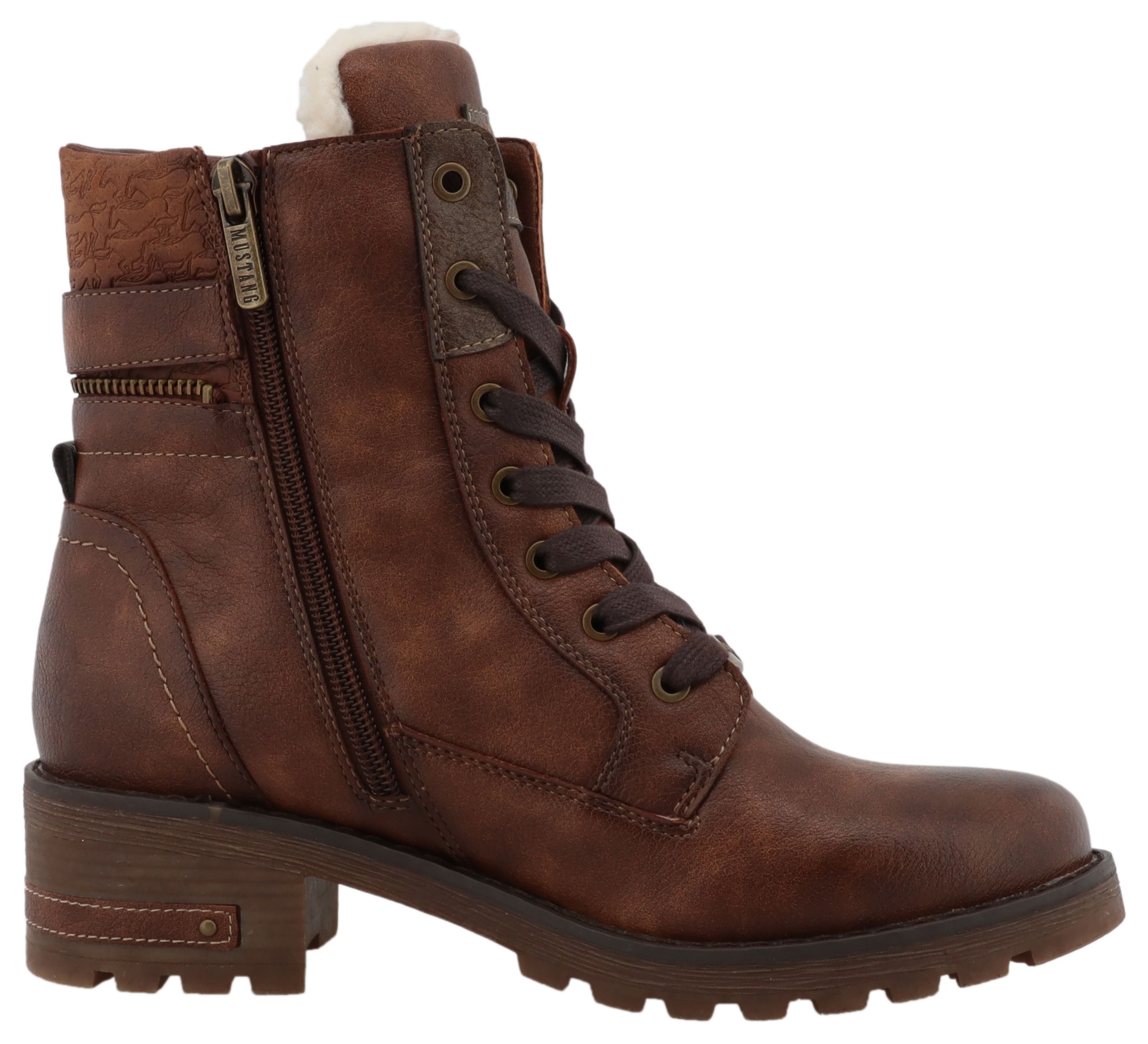 Mustang Shoes Winterstiefelette »Haukea«  Winterstiefelette, Boots mit Innenreißveschluss