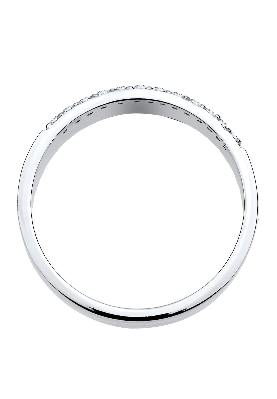 Elli DIAMONDS Verlobungsring »Ring Verlobungsring Diamant Diamant Weiß Brillantschliff (0.06 ct) 925 Sterling Silber«