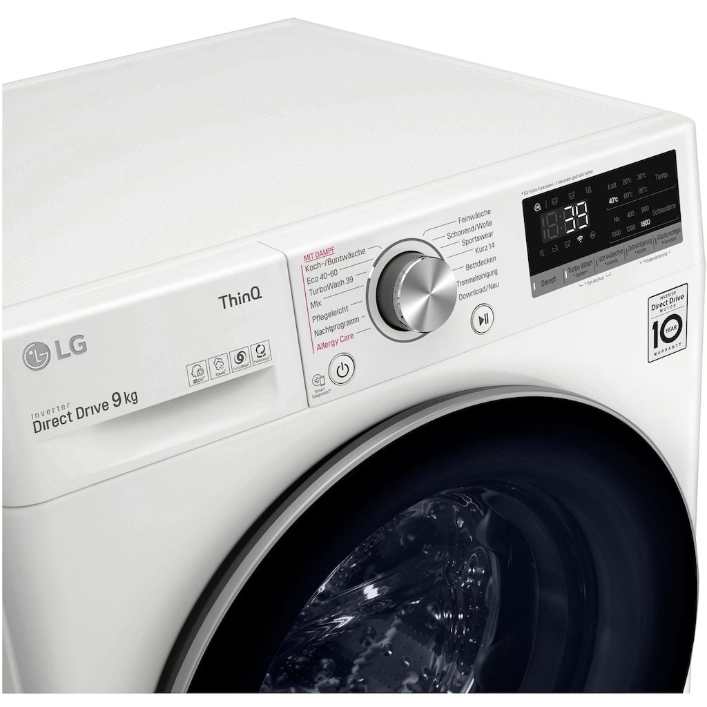 LG Waschmaschine »F6WV709P1«, F6WV709P1, 9 kg, 1600 U/min