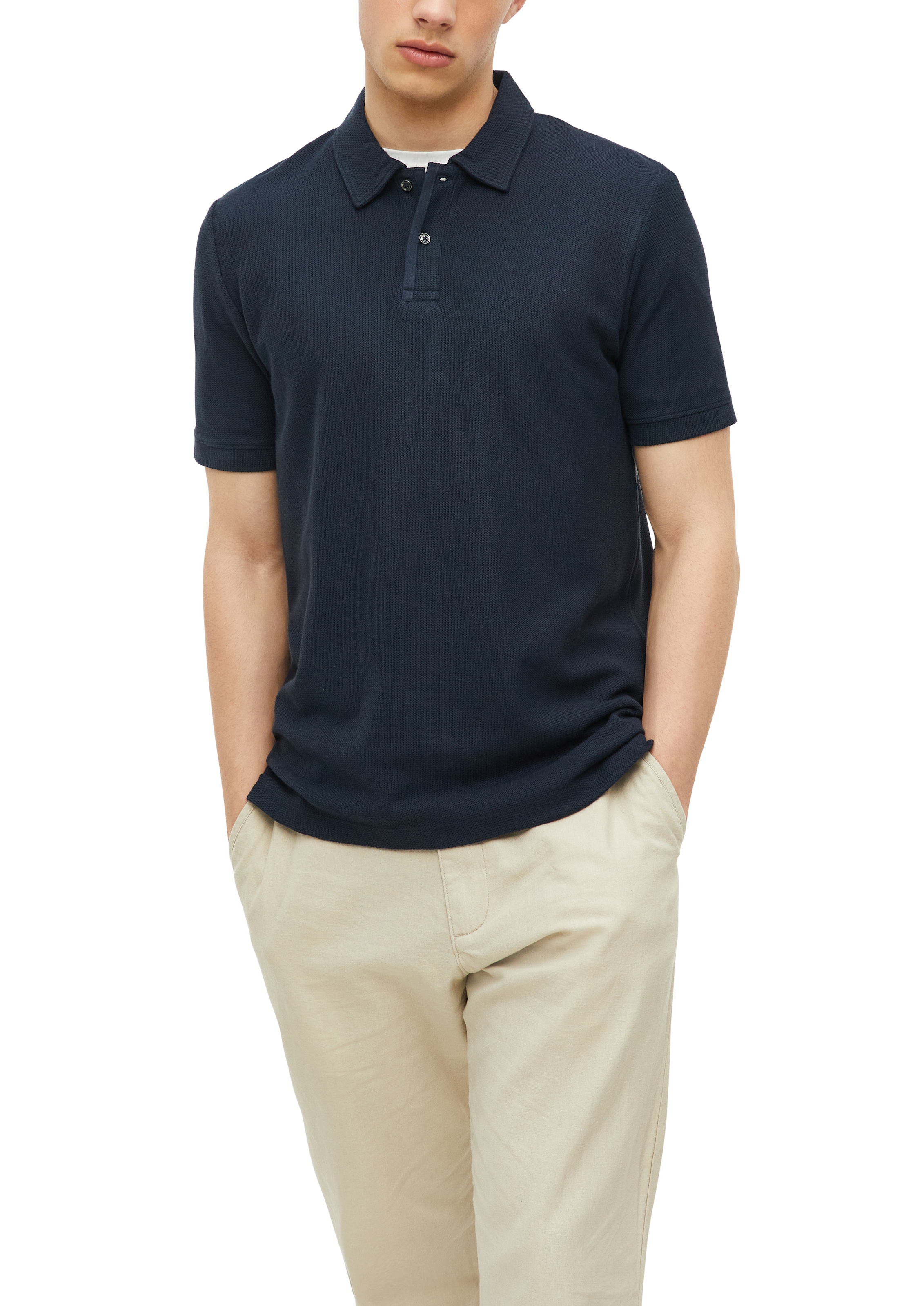s.Oliver Poloshirt Sommer-Poloshirt / unifarben