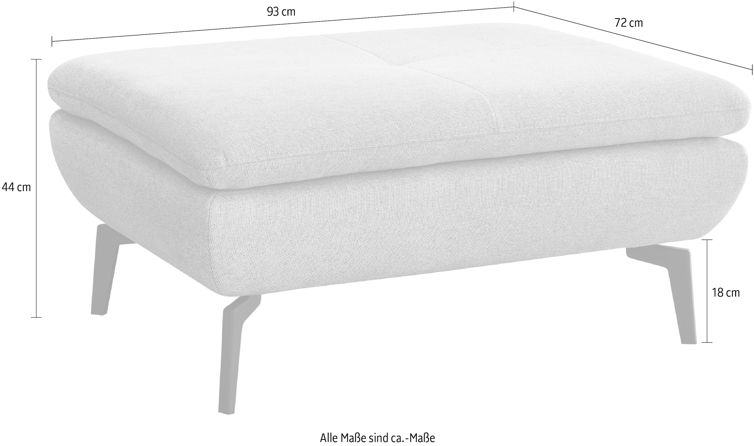 Die PlanBar Hocker »MP-IN23002«, (1 St.), hochwertige Kaltschaumpolsterung, stylische Metallfüße