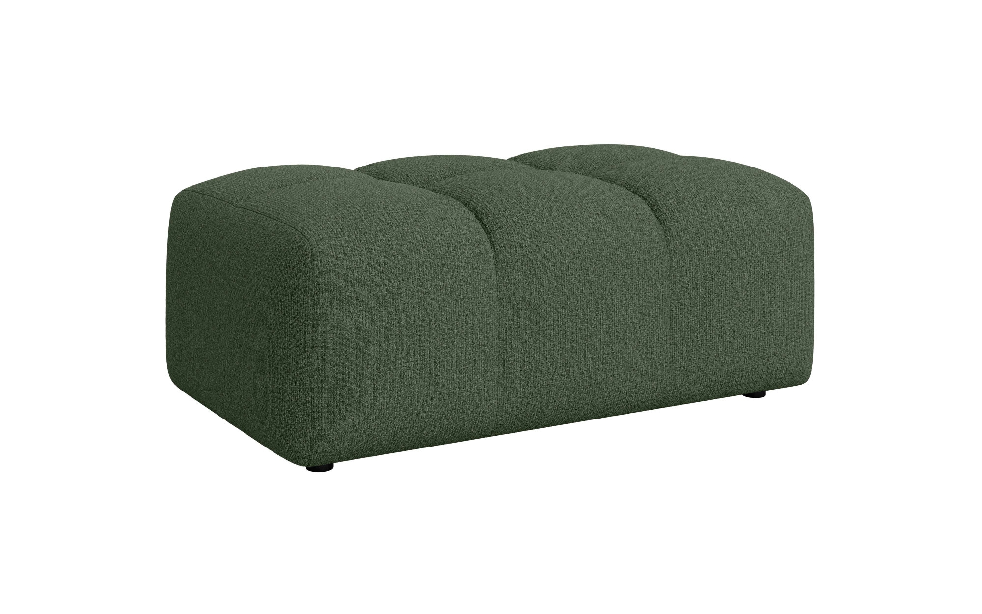 Home affaire Polsterhocker »TUURE Sitzhocker, Bubble-Optik, Maße B/T/H: 124/80/46 cm« moderne Steppung, hoher Sitzkomfort und modernes Design