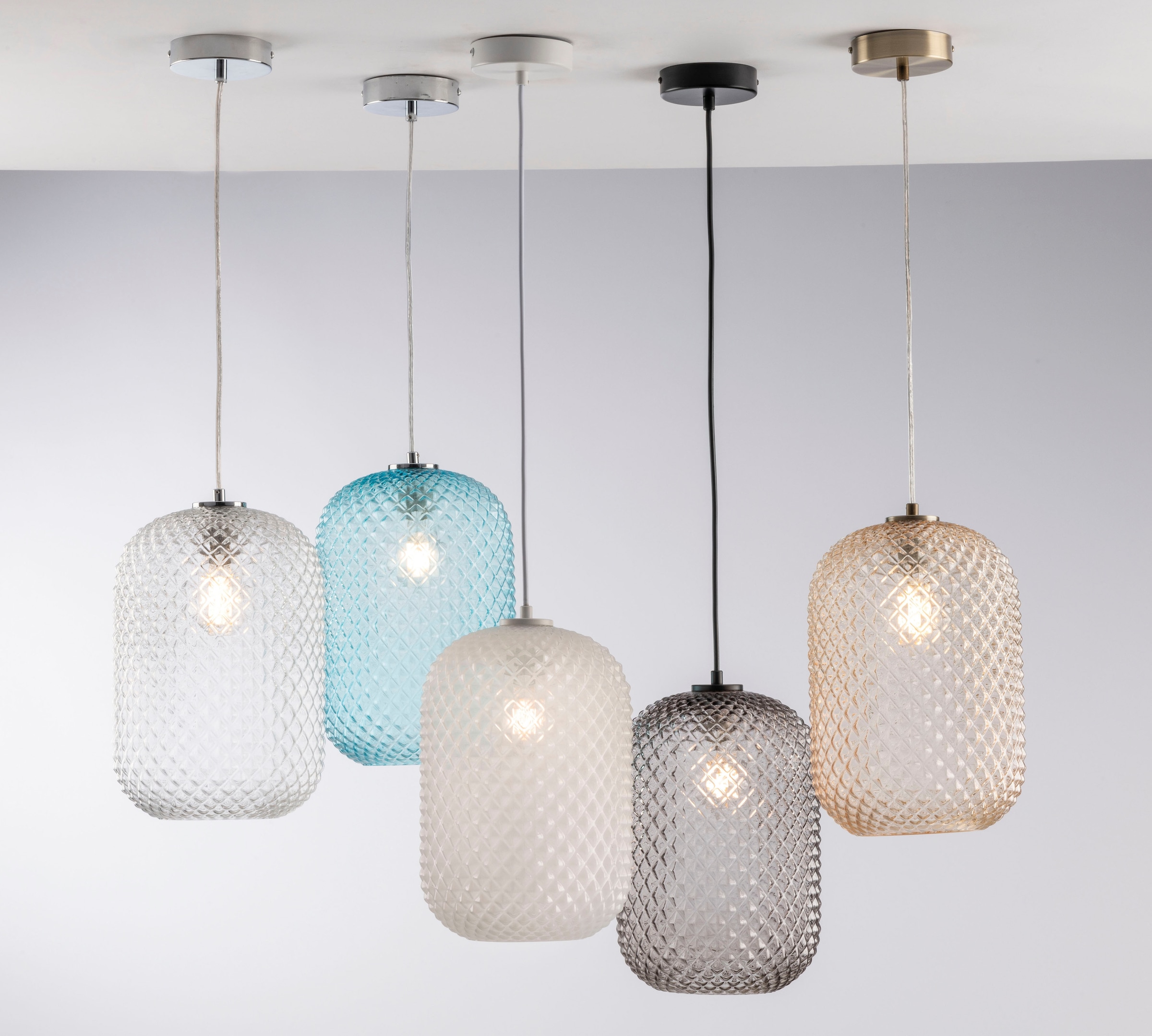 ECO-LIGHT Hängeleuchte »Ashford«, Leuchtmittel E27 | Leuchtmittel wechselbar