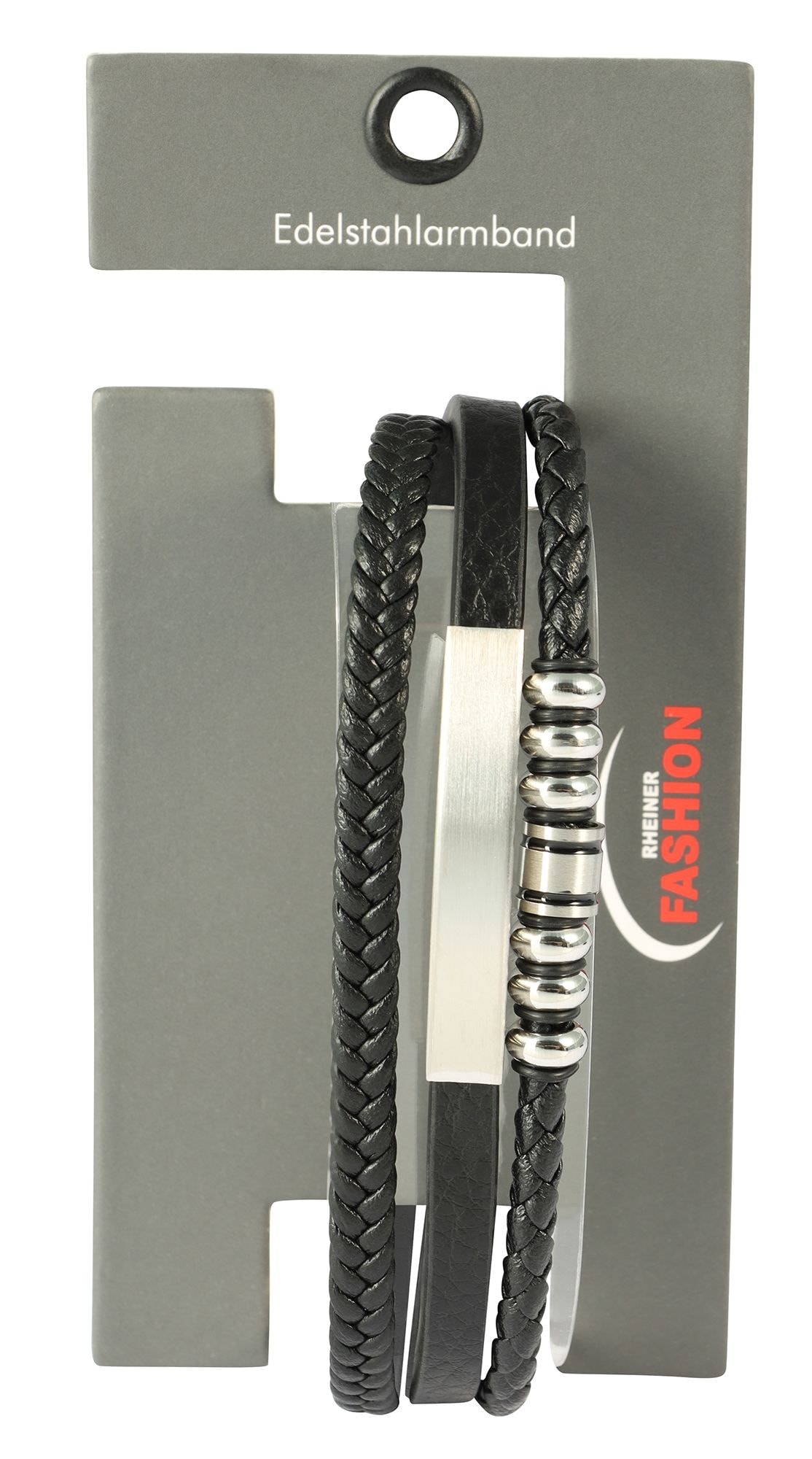 Adelia´s Lederarmband »Herren Armband ¿ Lederarmband aus Leder 21 cm«