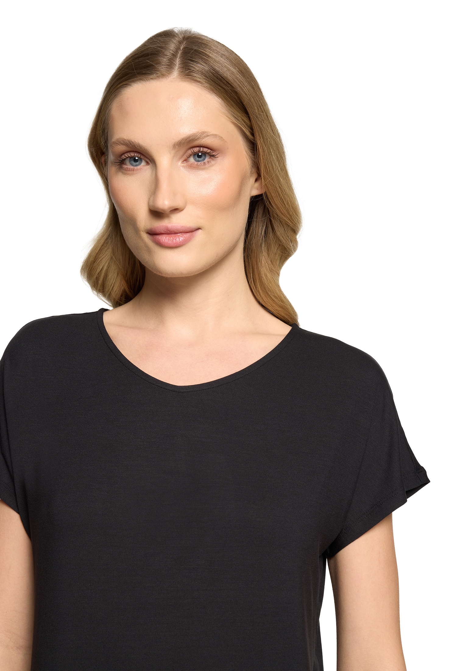 Betty Barclay Rundhalsshirt »Casual-Shirt mit V-Ausschnitt«