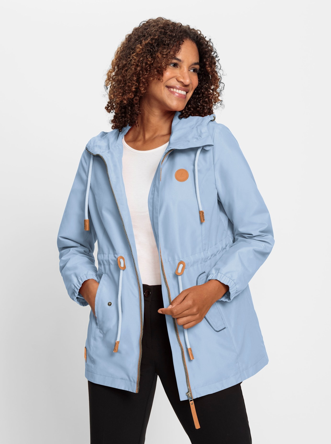 Casual Looks Damen Funktionsjacke in blau, Größe 52
