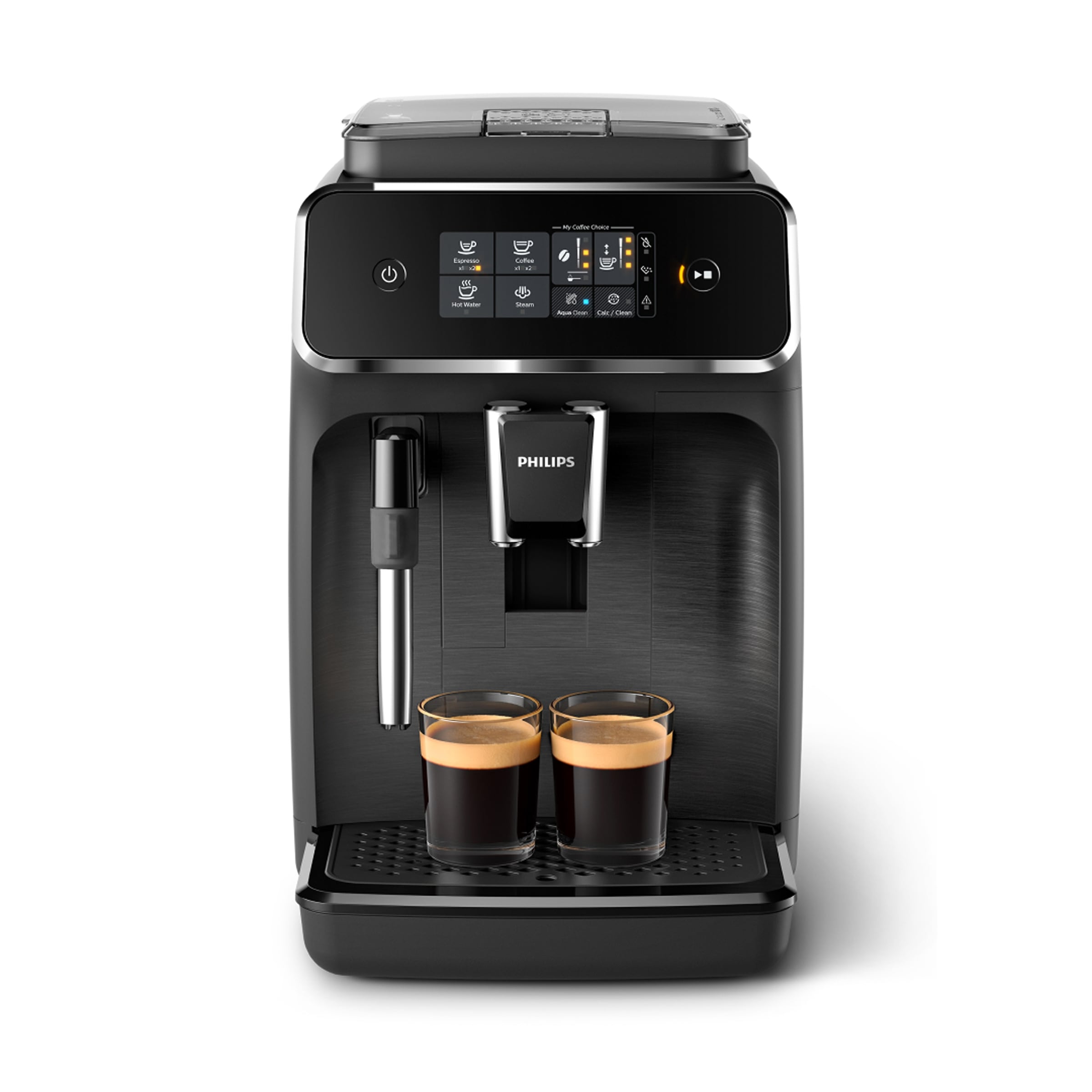 Philips Kaffeevollautomat »2200 Serie EP2220/10 Pannarello«, für 2 Kaffeespezialitäten und anpassbarer Aromastärke, mattschwarz