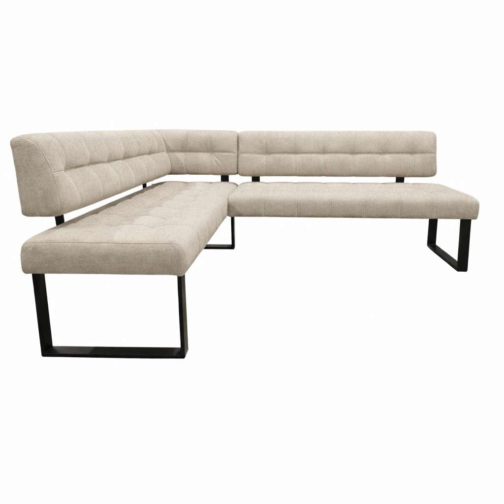 Home affaire Eckbankgruppe »Mia Essecke, Sitzgruppe, Eckbankgruppe, Küchenbankgruppe« Set, 4er, 4 tlg. Eckbank mit Wellenfederung; Tisch in Eiche massiv