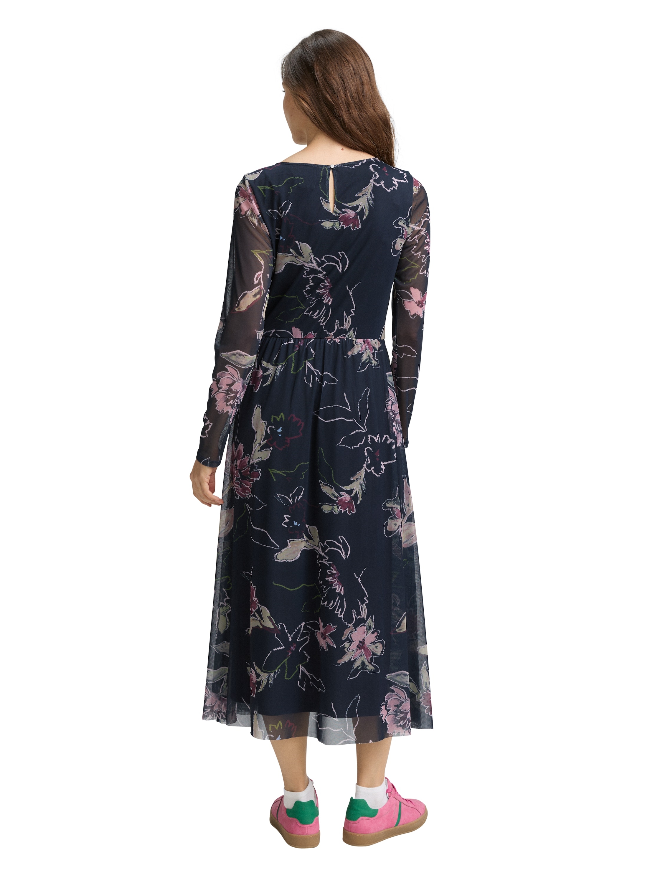 TOM TAILOR Meshkleid, mit Muster