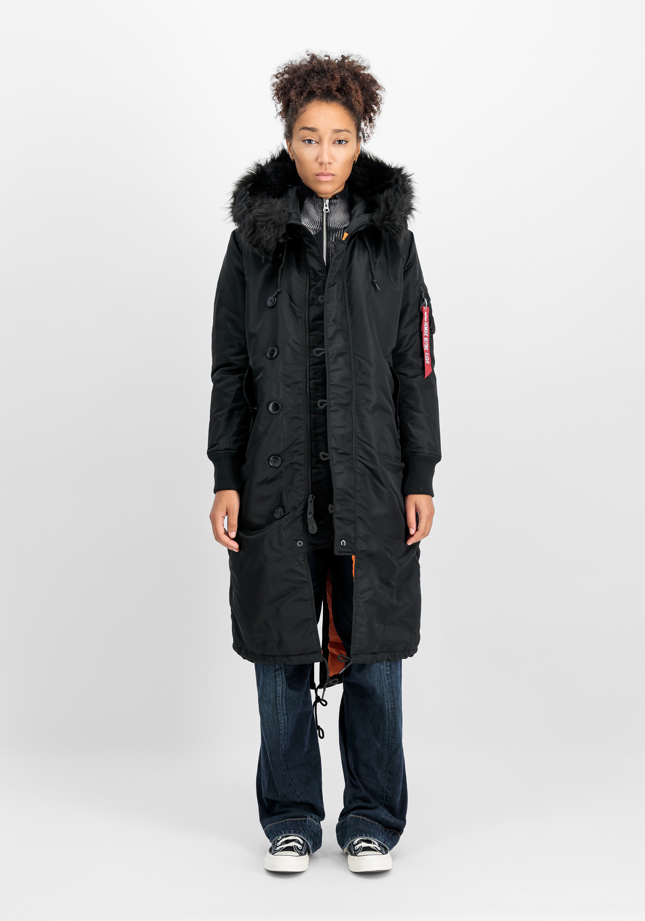 Alpha Industries Winterjacke »Alpha Industries Women - Cold Weather Jackets Long Fishtail W«