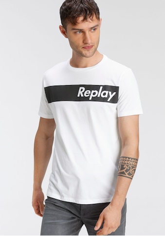 Replay T-Shirt, mit Logoprint kaufen