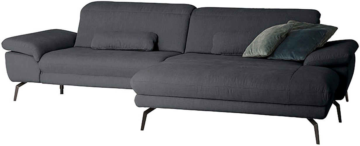 Die PlanBar Ecksofa »MP-IN22025 L-Form«, mit Kopfteilverstellung, wahlweise mit motorischem Canape