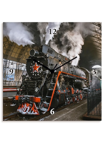 Artland Wanduhr »Sowjetische Dampflokomotive«, lautlos, ohne Tickgeräusche, nicht... kaufen