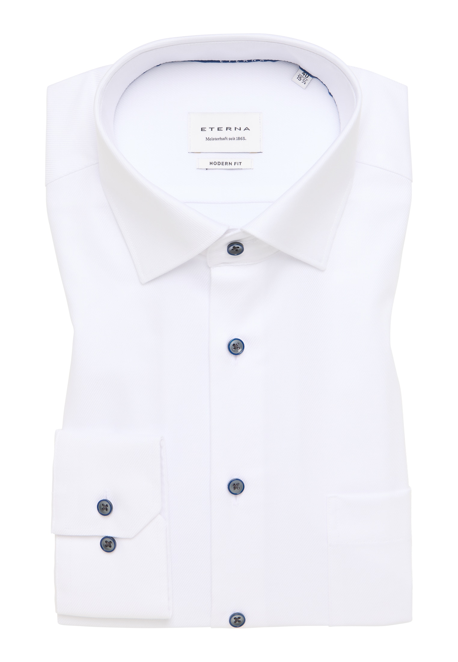 Eterna Langarmhemd »MODERN FIT«, NON IRON (bügelfrei)