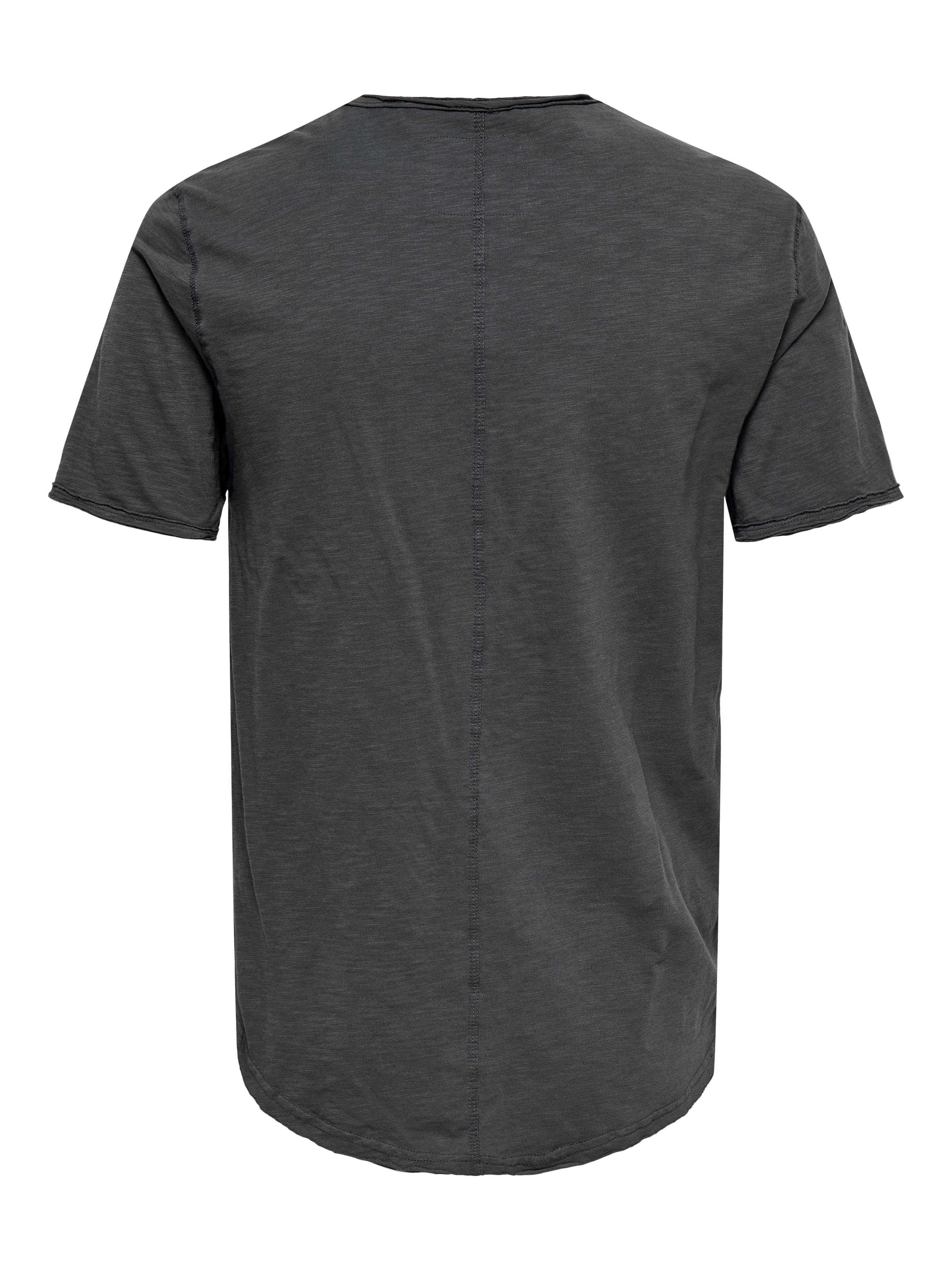 ONLY & SONS Rundhalsshirt »ONSBENNE LONGY SS TEE NF 7822 NOOS« Baumwolle, lang geschnitten