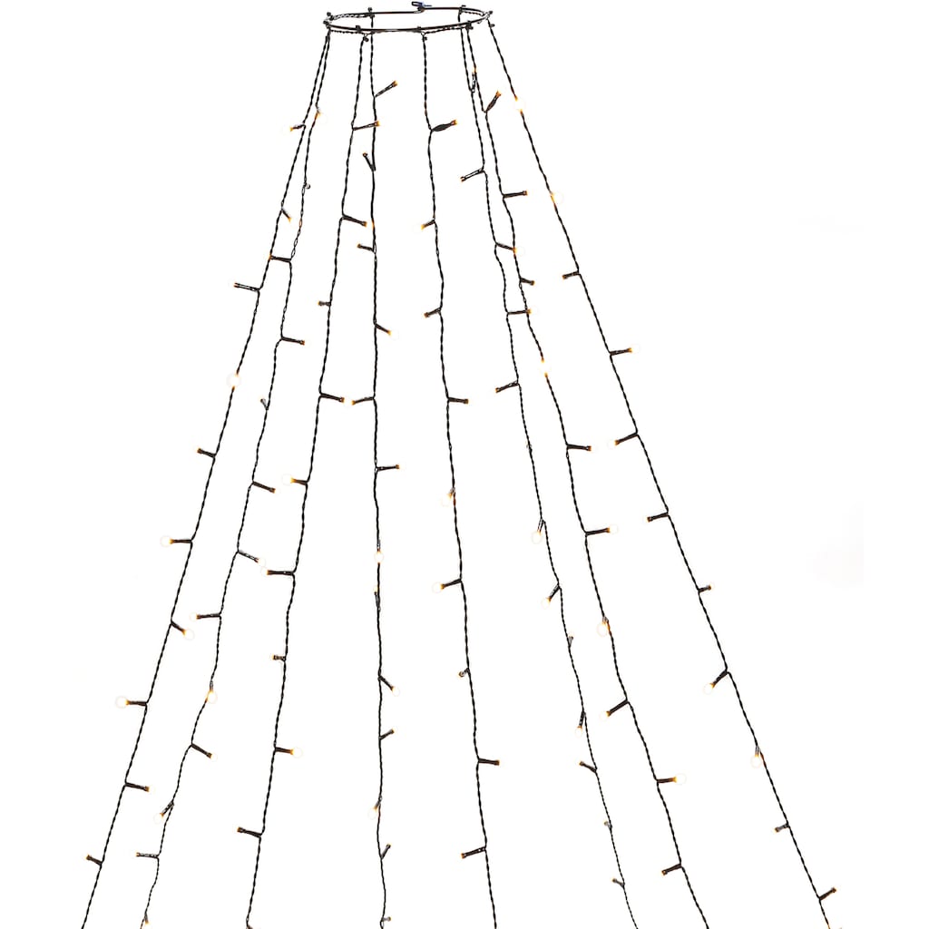 KONSTSMIDE LED-Baummantel »Weihnachtsdeko aussen, Christbaumschmuck, 8h Timer«