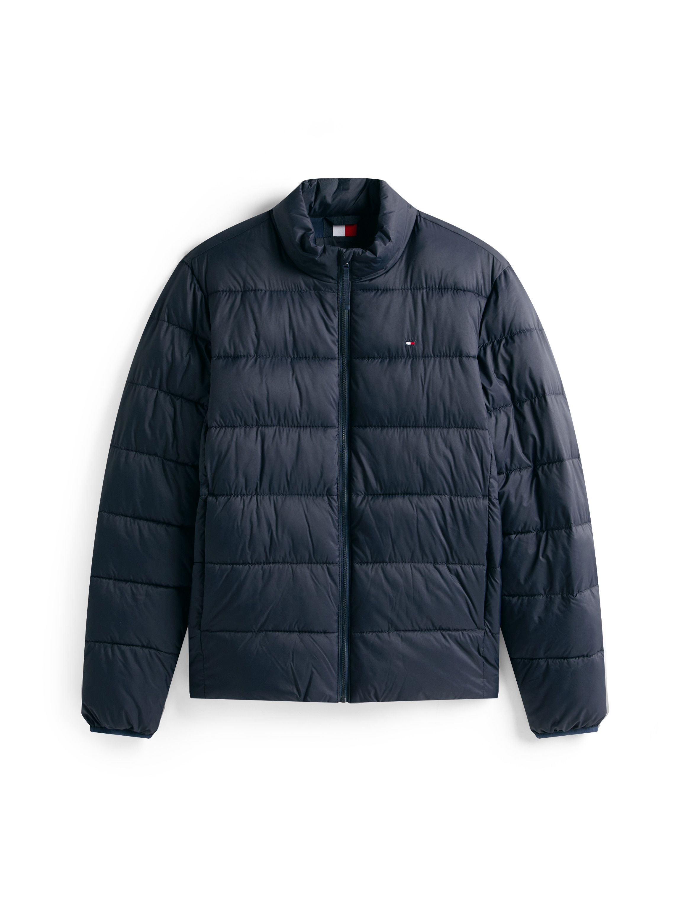 Tommy Hilfiger Steppjacke »MID WEIGHT STAND COLLAR«, ohne Kapuze, Daunenjacke, Übergangsjacke