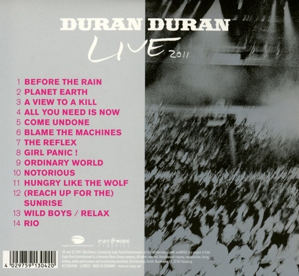 A Diamond In The Mind Duran Duran Musik-CD A Diamond in the Mind-Live 2011 (Ltd.CD Edition) / Duran Duran
