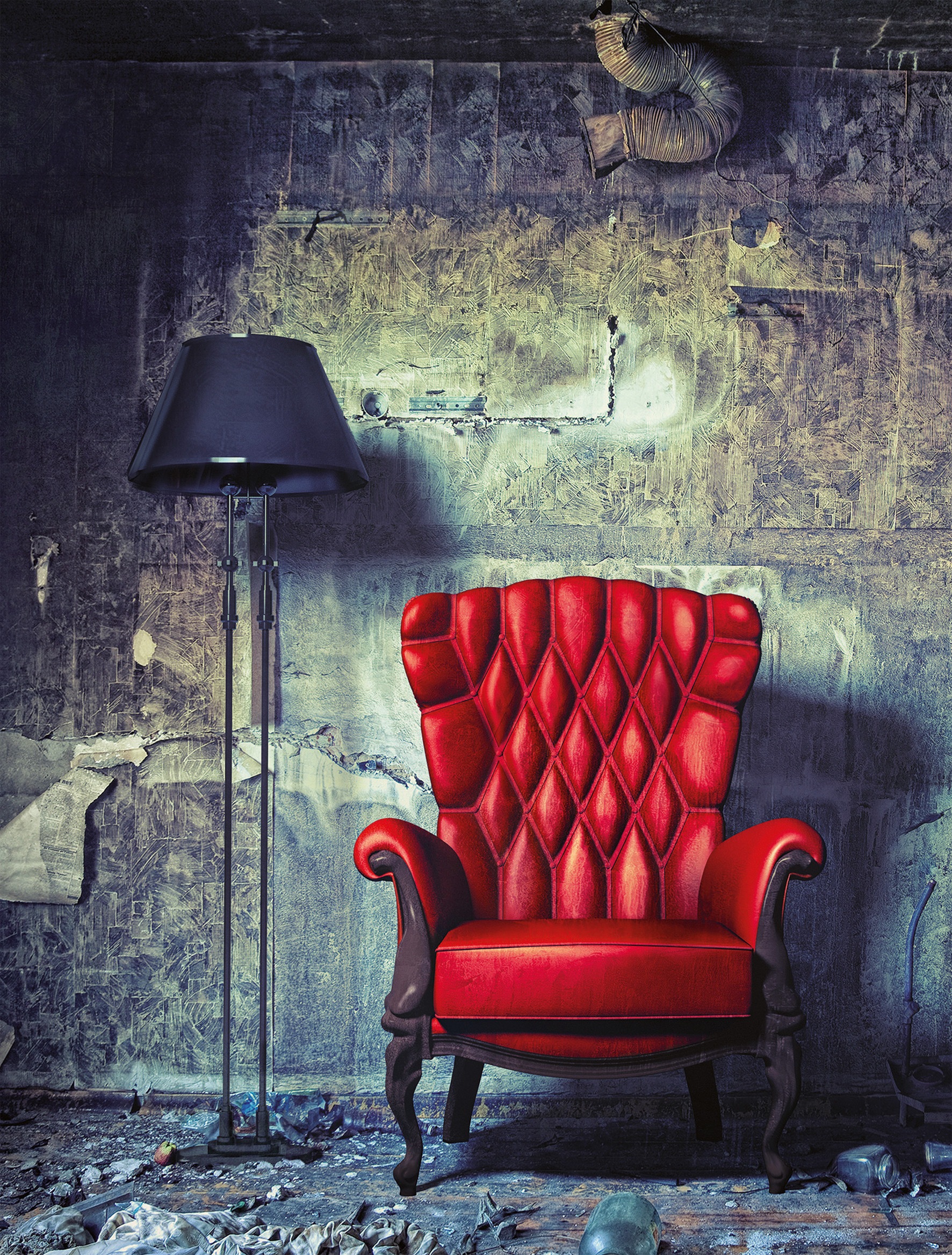 Bönninghoff Leinwandbild »Lost Place - Sessel«, (1 St.), BxH: 46x61 cm