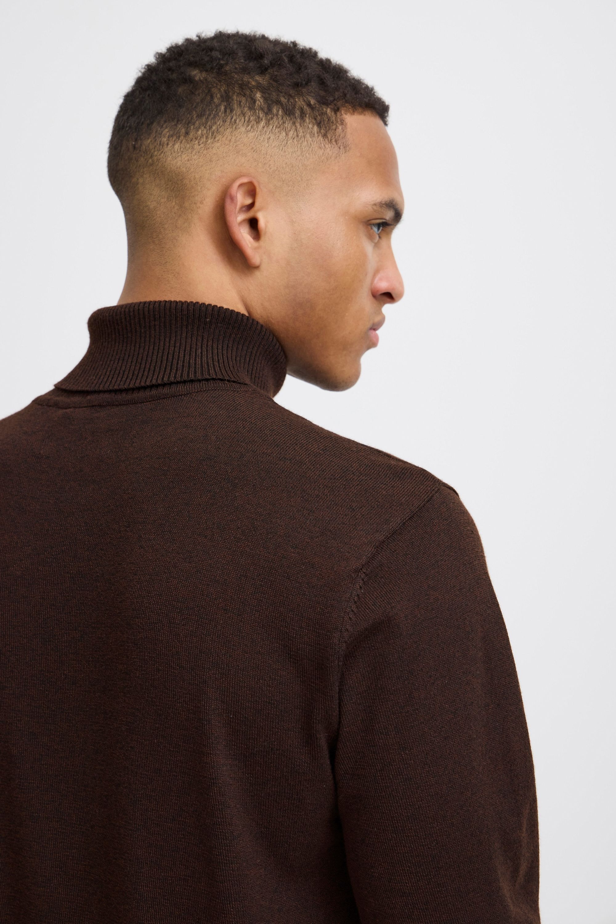 Blend Strickfleece-Pullover »Strickpullover BHBRUTON roll neck knit«