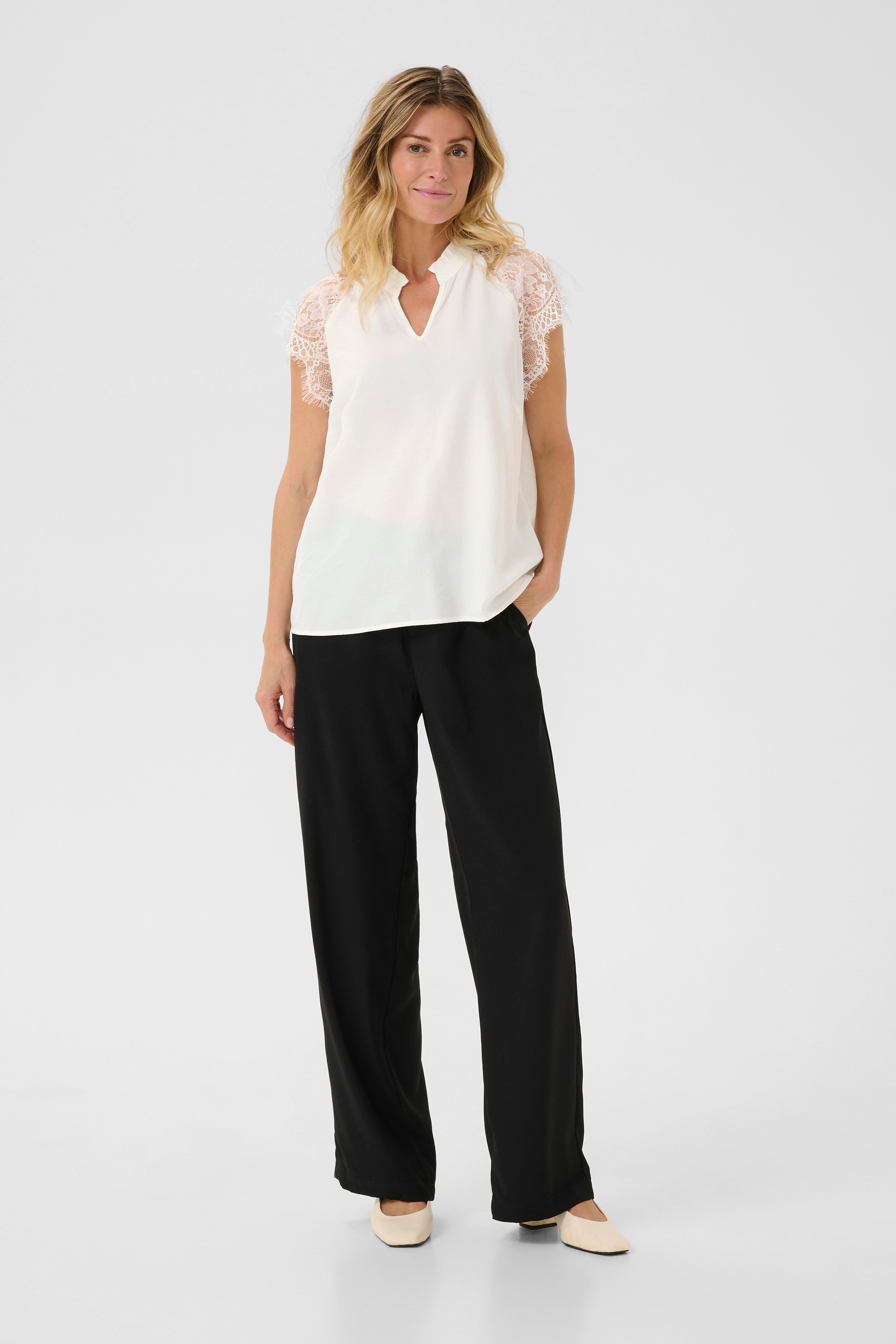 Cream Kurzarmbluse »Damen Bluse kurzarm CRNola«