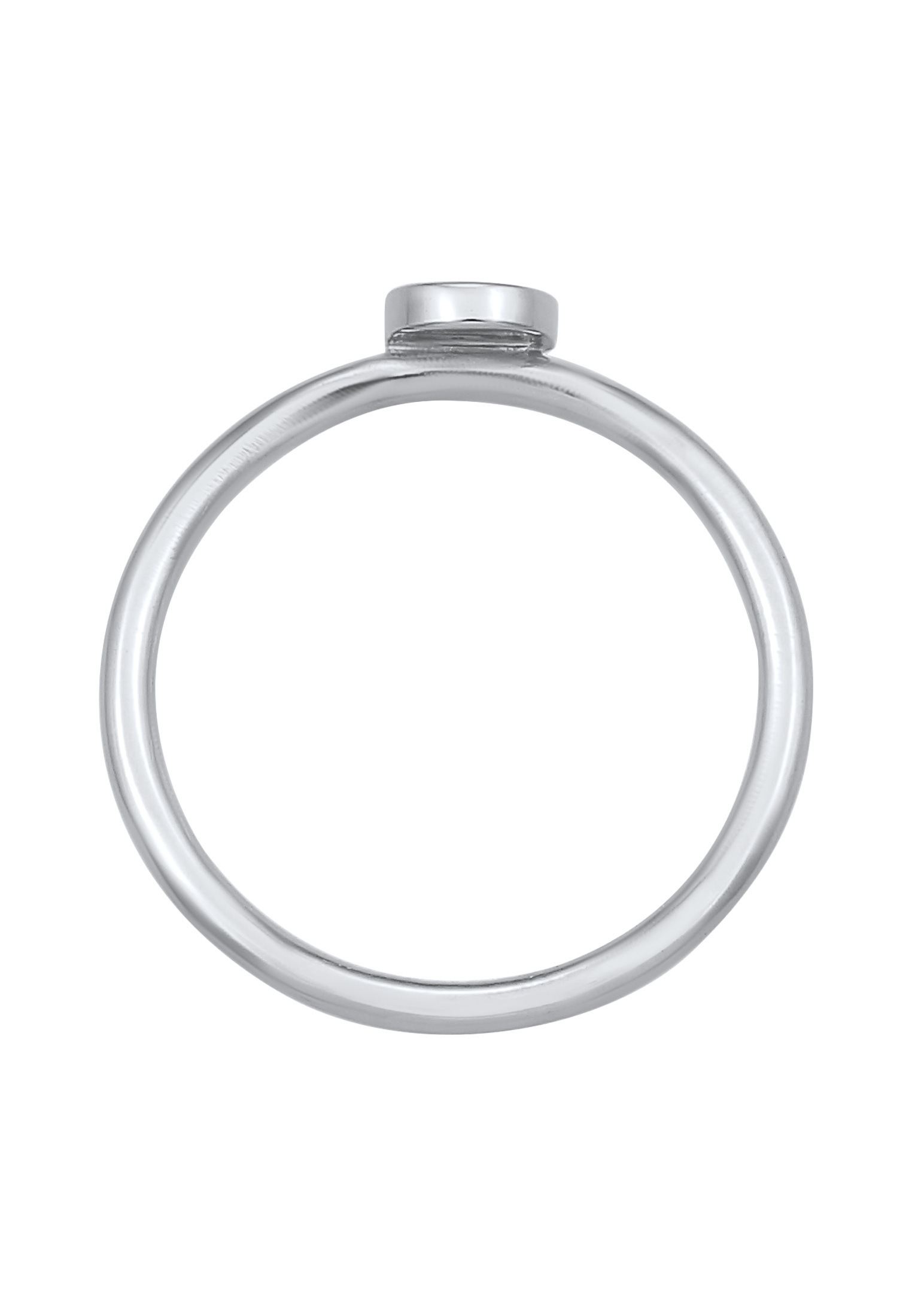 Elli Silberring »Ring Smiling Pinky Ring 925 Silber«