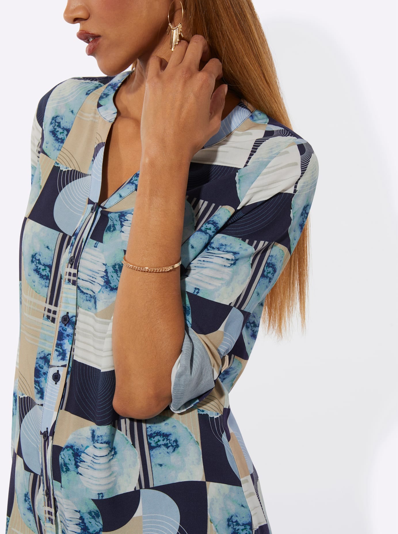 creation L Langarmbluse