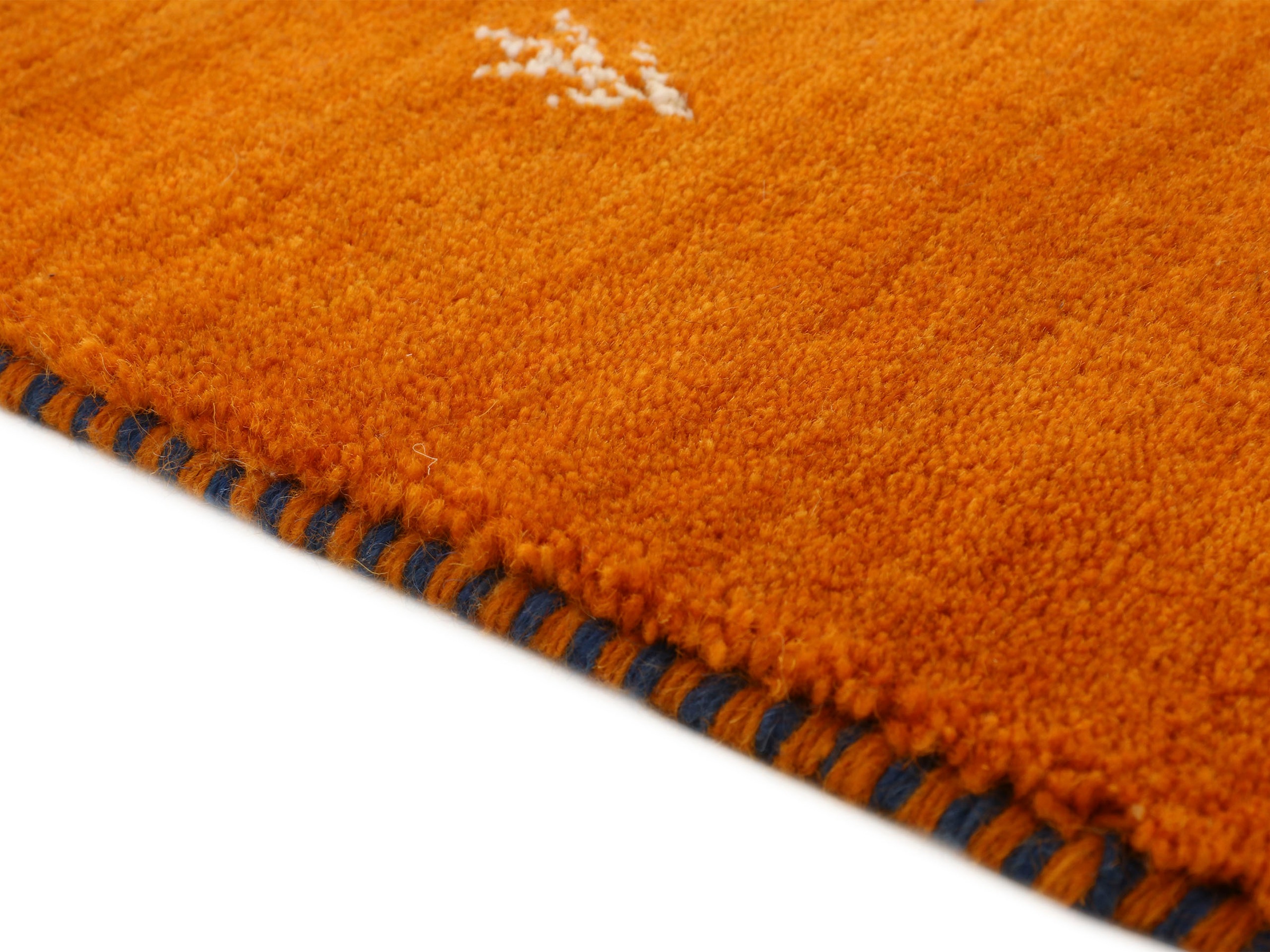 carpetfine Wollteppich »Gabbeh Uni, auch als Läufer und Rund erhältlich«, rechteckig, 15 mm Höhe, reine Wolle, handgewebt, Gabbeh Loom Tiermotiv, große Farbauswahl