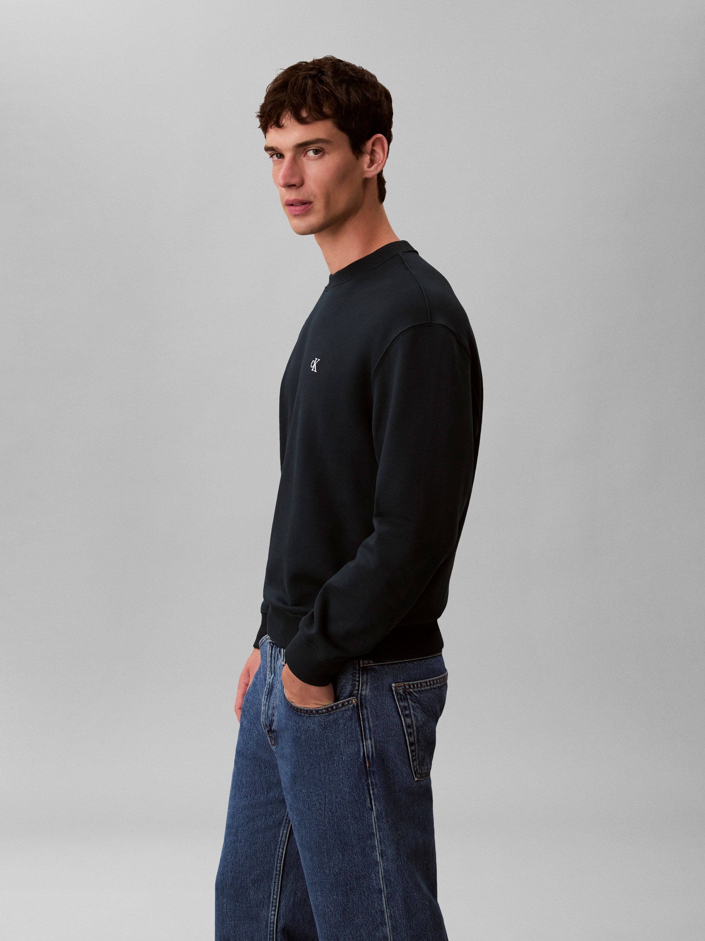 Calvin Klein Jeans Sweatshirt , Regular fit mit Rundhalsausschnitt
