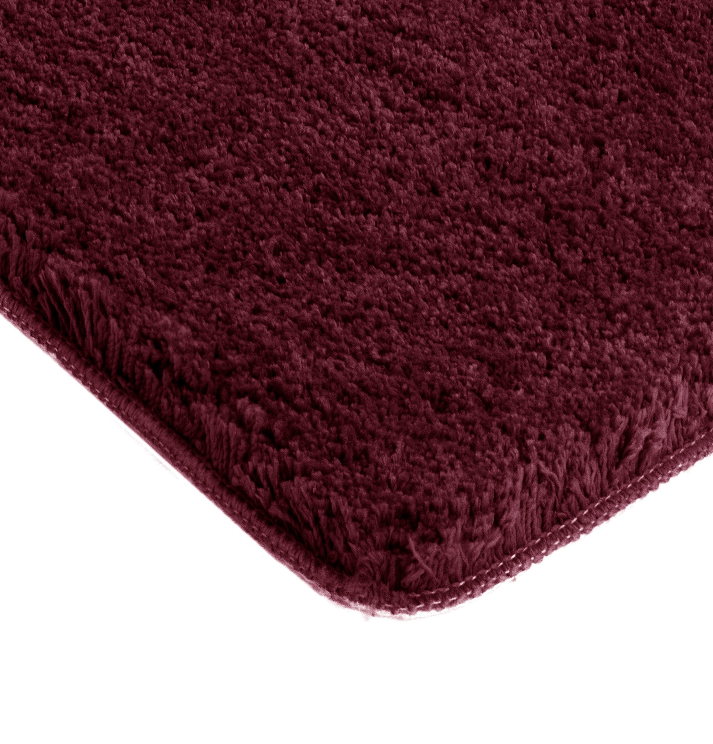my home Badematte »Sanremo, Badvorleger, Badezimmer Teppich, sehr weich«, rutschhemmend beschichtet, fußbodenheizungsgeeignet-schnell trocknend, Badteppich, unifarben, rechteckig, rund & als 3-tlg. Set erhältlich