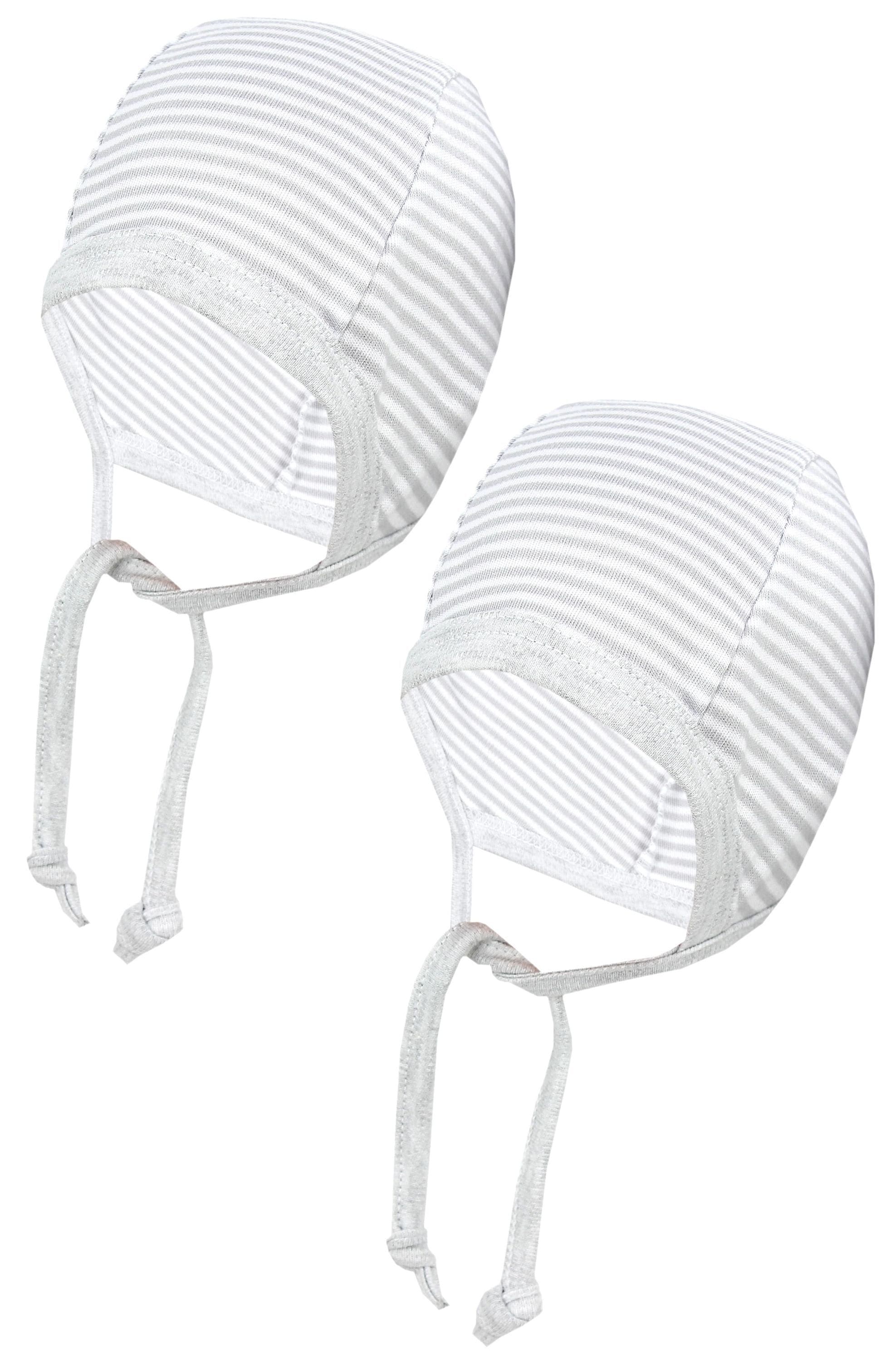 TupTam Erstlingsmütze »Erstlingsmütze Unisex Baby Erstlingsmütze zum Binden 2er Pack«