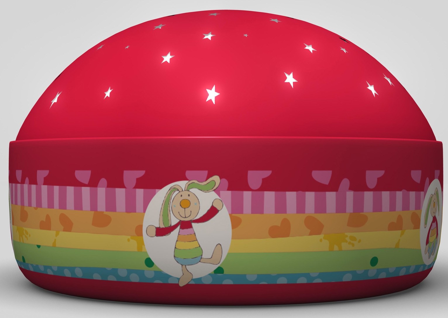 niermann LED Nachtlicht »Rainbow Rabbit Projektor«, 1 flammig, Nachtlicht Rainbow Rabbit Projektor