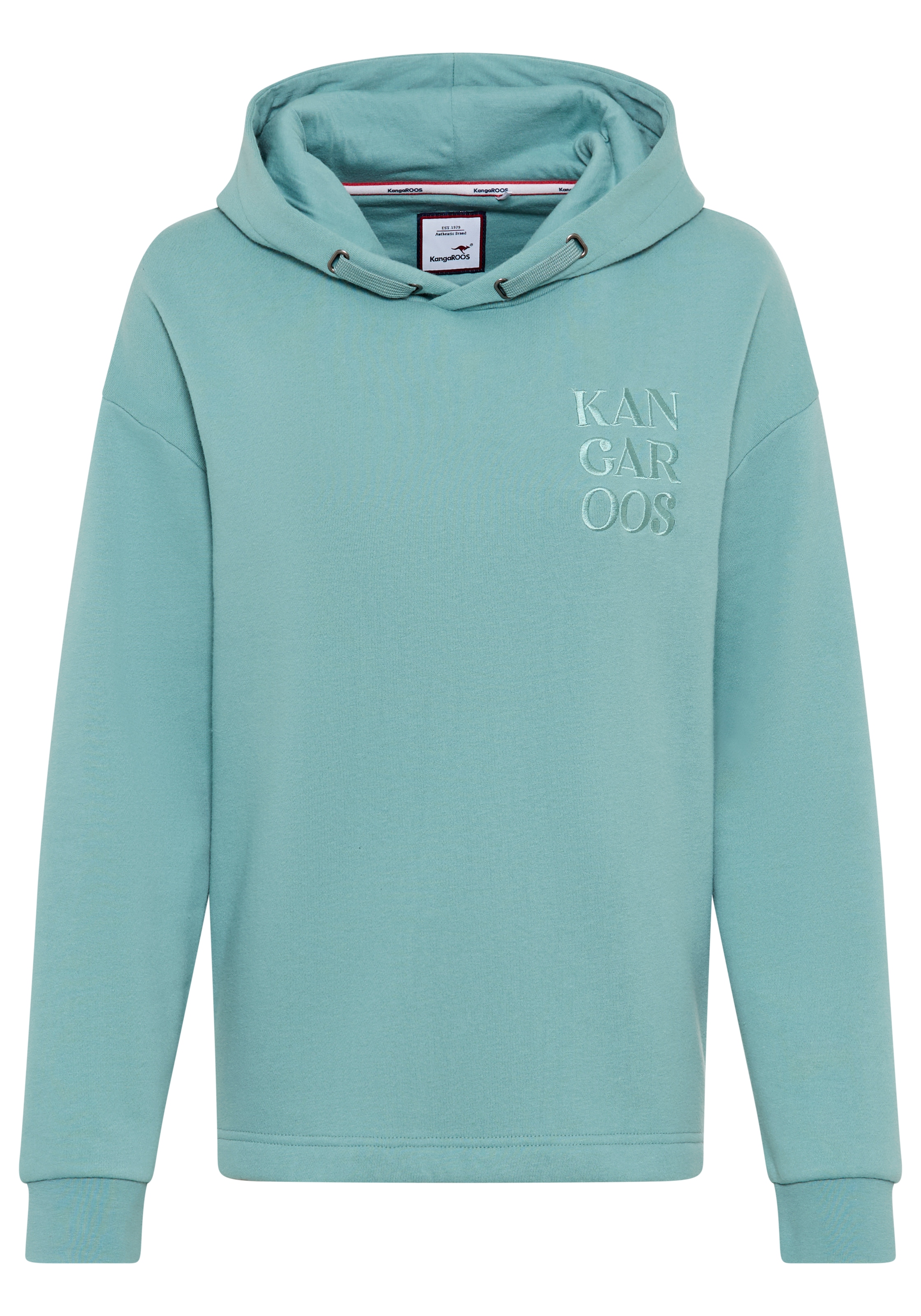 KangaROOS Kapuzensweatshirt, mit Druckknöpfen am Saum