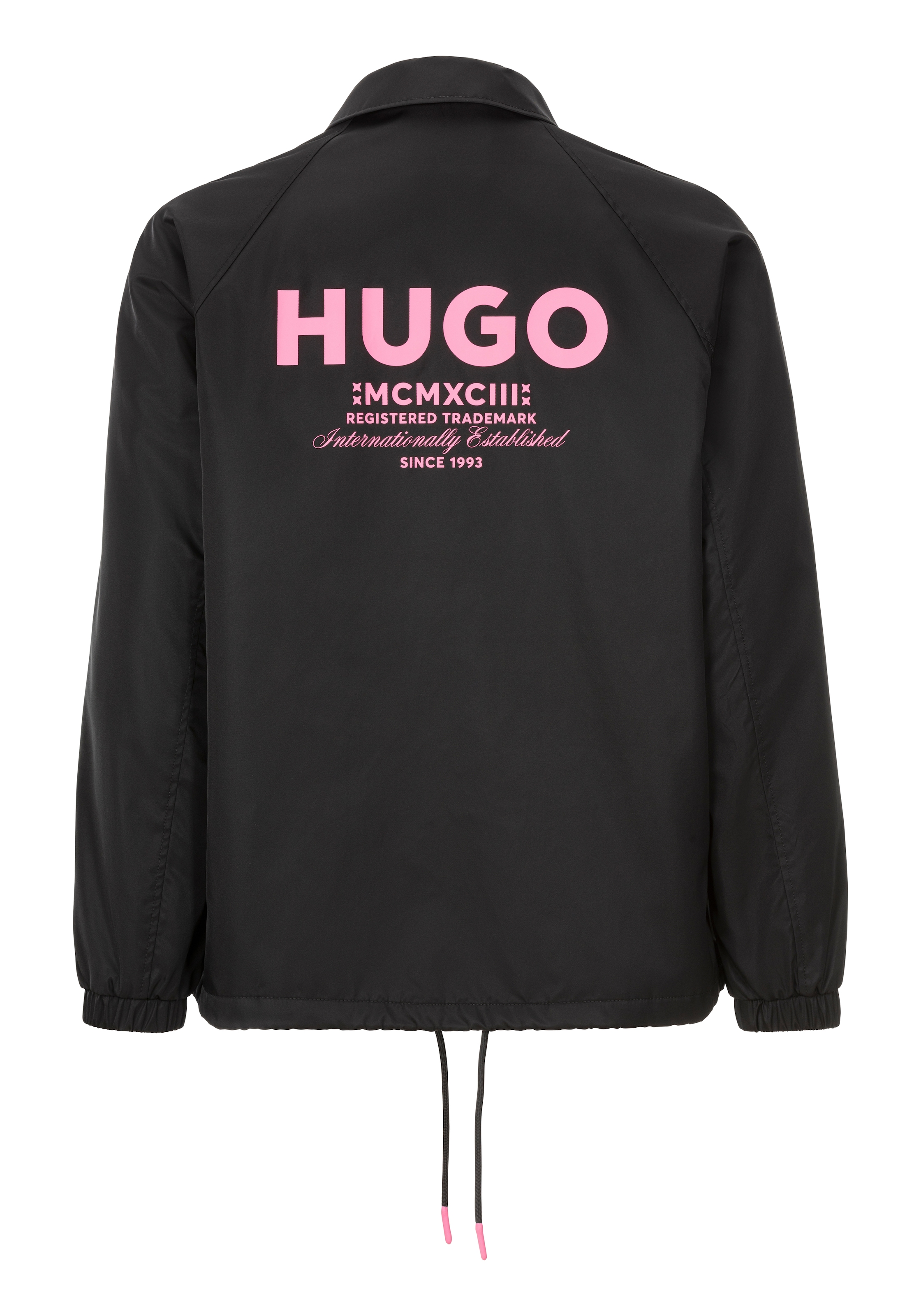 HUGO Blue Funktionsjacke »Biyo«, Overshirt mit kontrastfarbenen Druck
