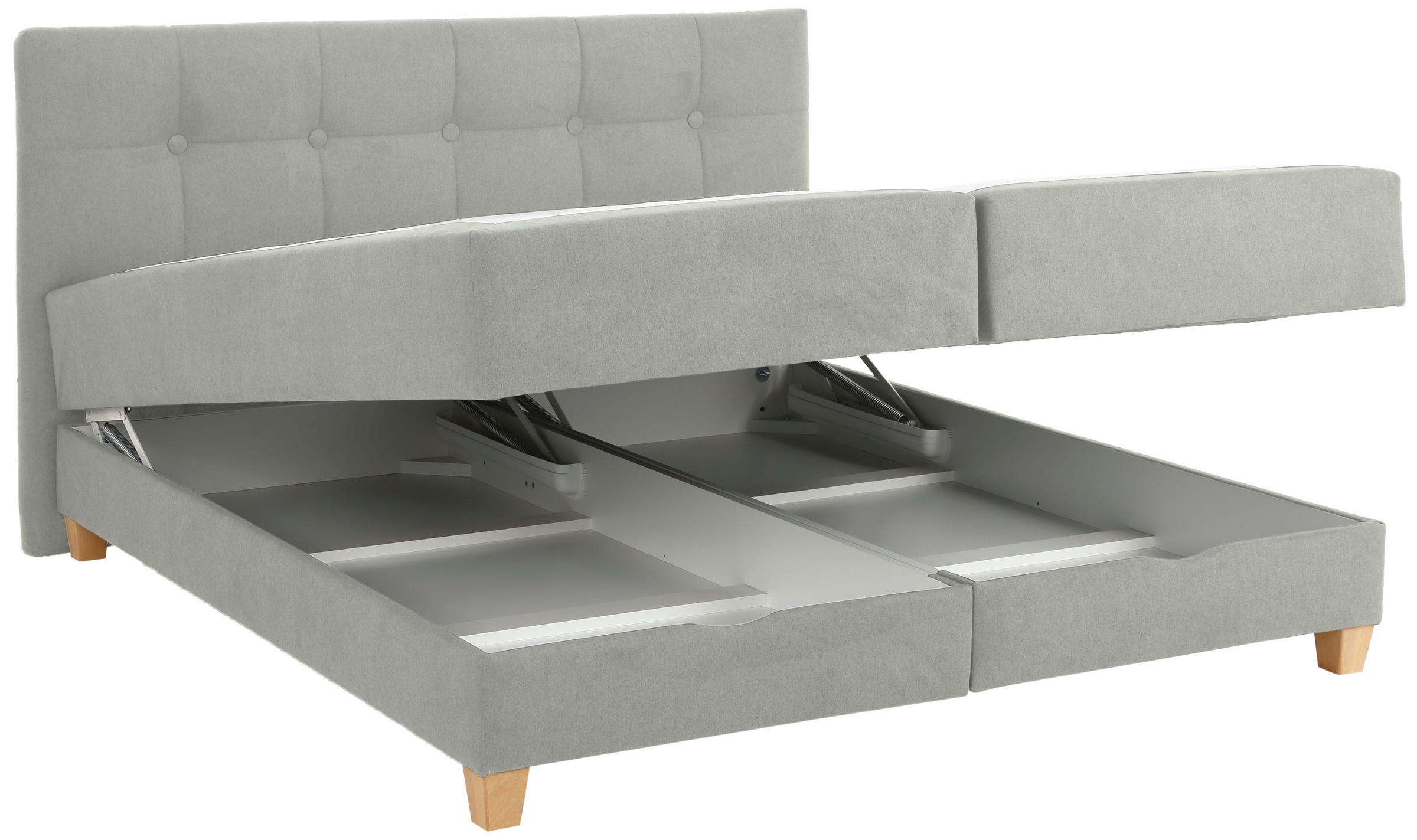 Home affaire Boxbett »Lonrai«, in H2,H3 & H4 und XXL - Überlänge 220cm wählbar, inkl. Topper
