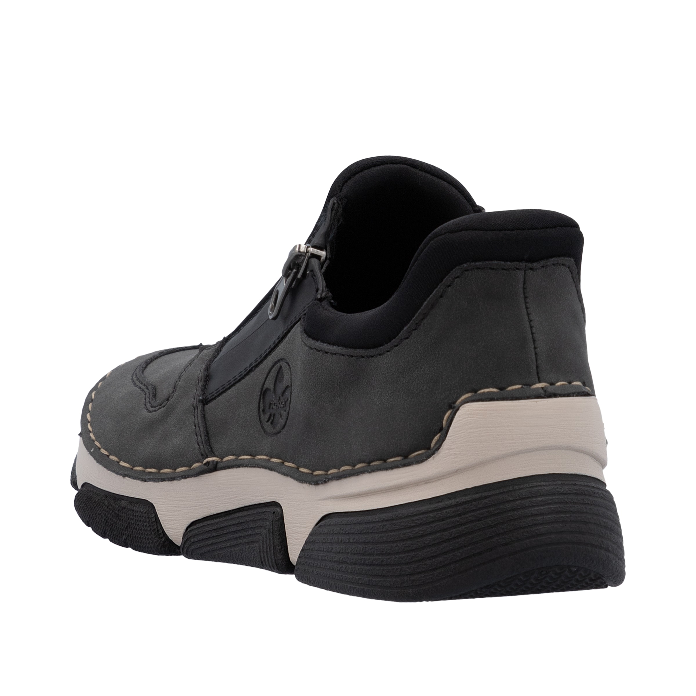 Rieker Slip-On Sneaker »Ready2GO«  Halbschuh, Freizeitsneaker mit seitlichem Reißverschluss