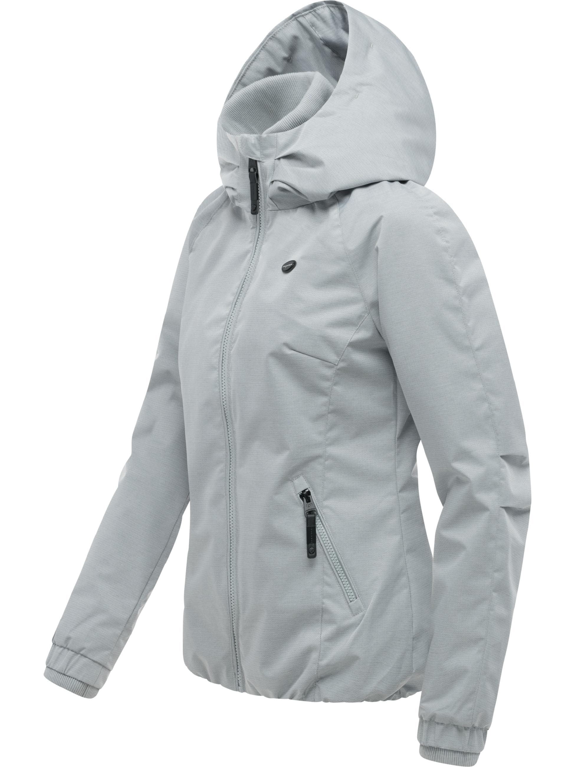 Ragwear Outdoorjacke »Übergangsjacke Dizzie Tech« mit Kapuze Wasserdichte Damen Übergangsjacke mit großer Kapuze