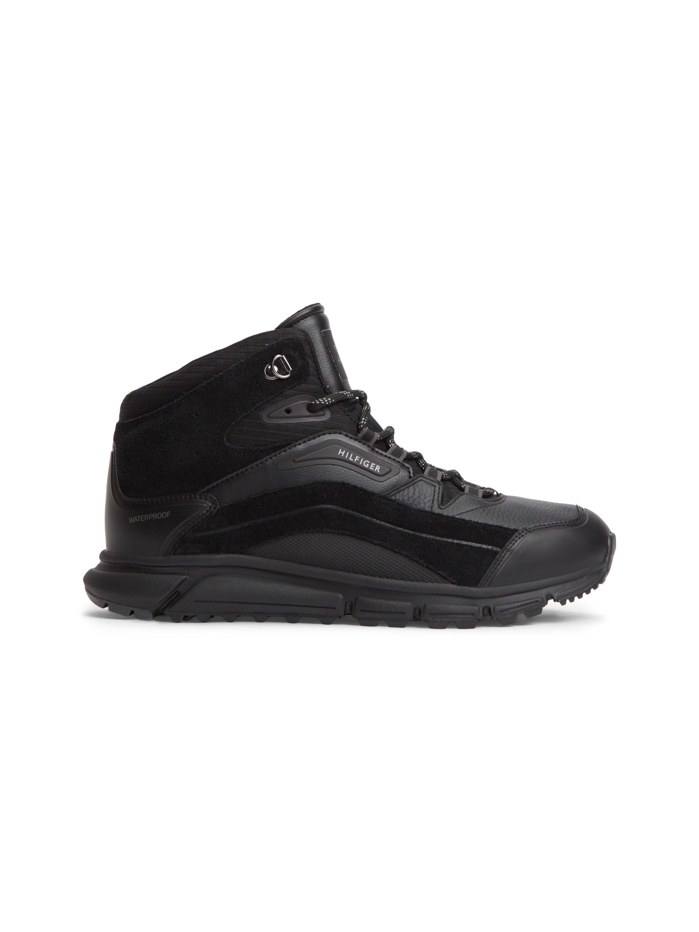 Tommy Hilfiger Sneaker »HILFIGER WP MIX CHUKKA RUNNER«  Schnürboots mit Ösen, im Bergsteigerlook
