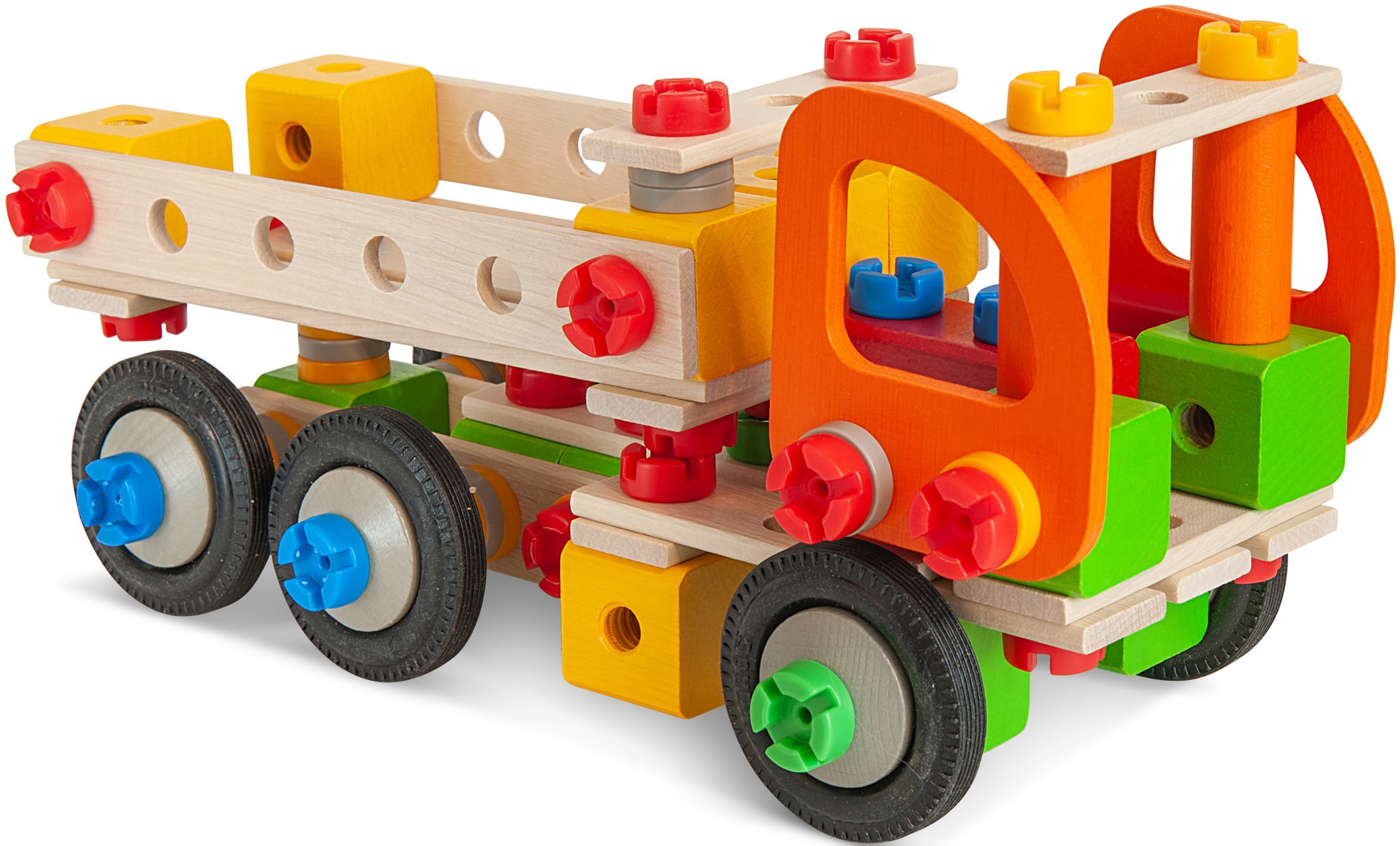 Eichhorn Konstruktionsspielsteine »Constructor Kranwagen« Made in Germany; FSC - schützt Wald in bunt