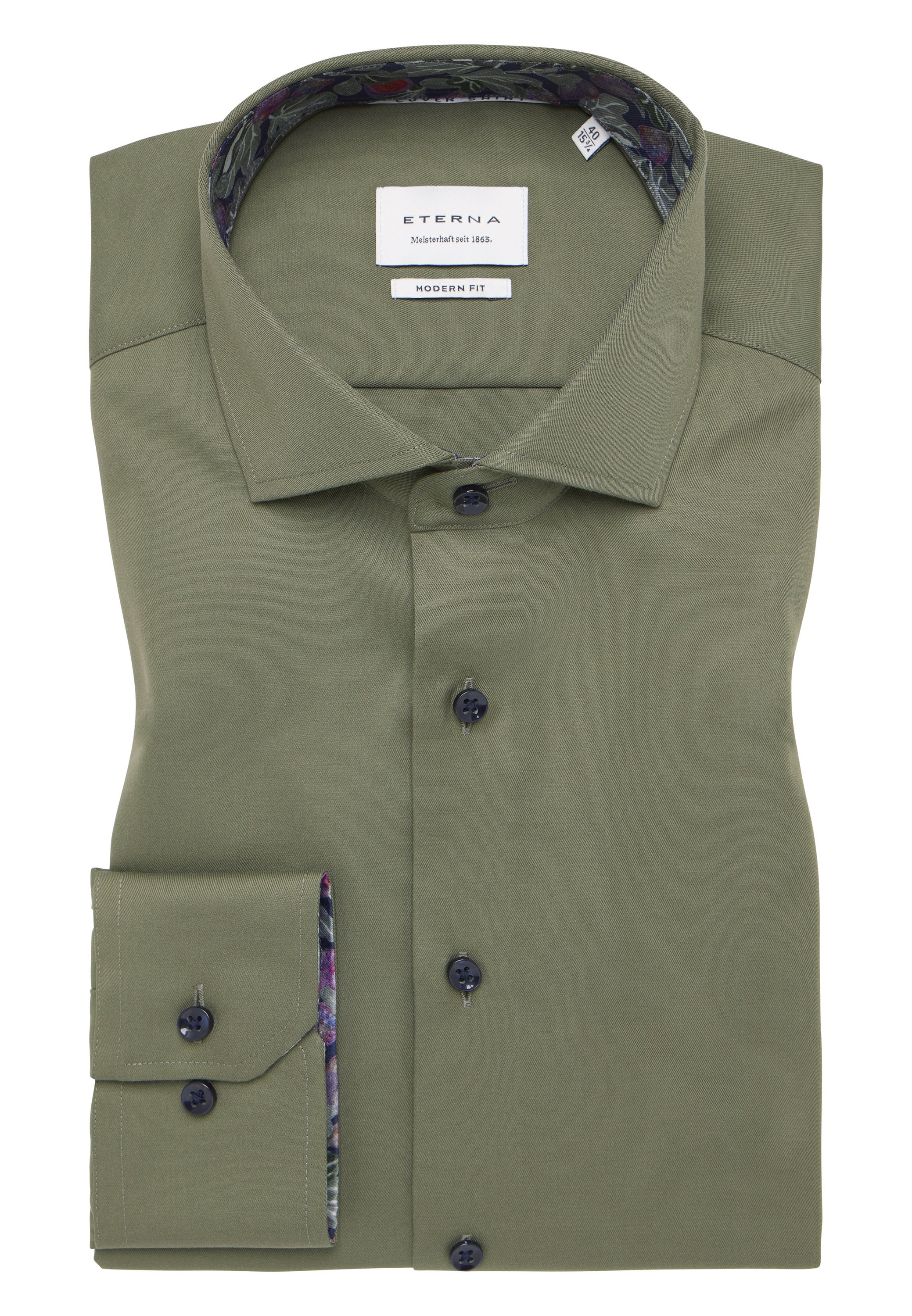Eterna Langarmhemd »MODERN FIT«, NON IRON (bügelfrei)