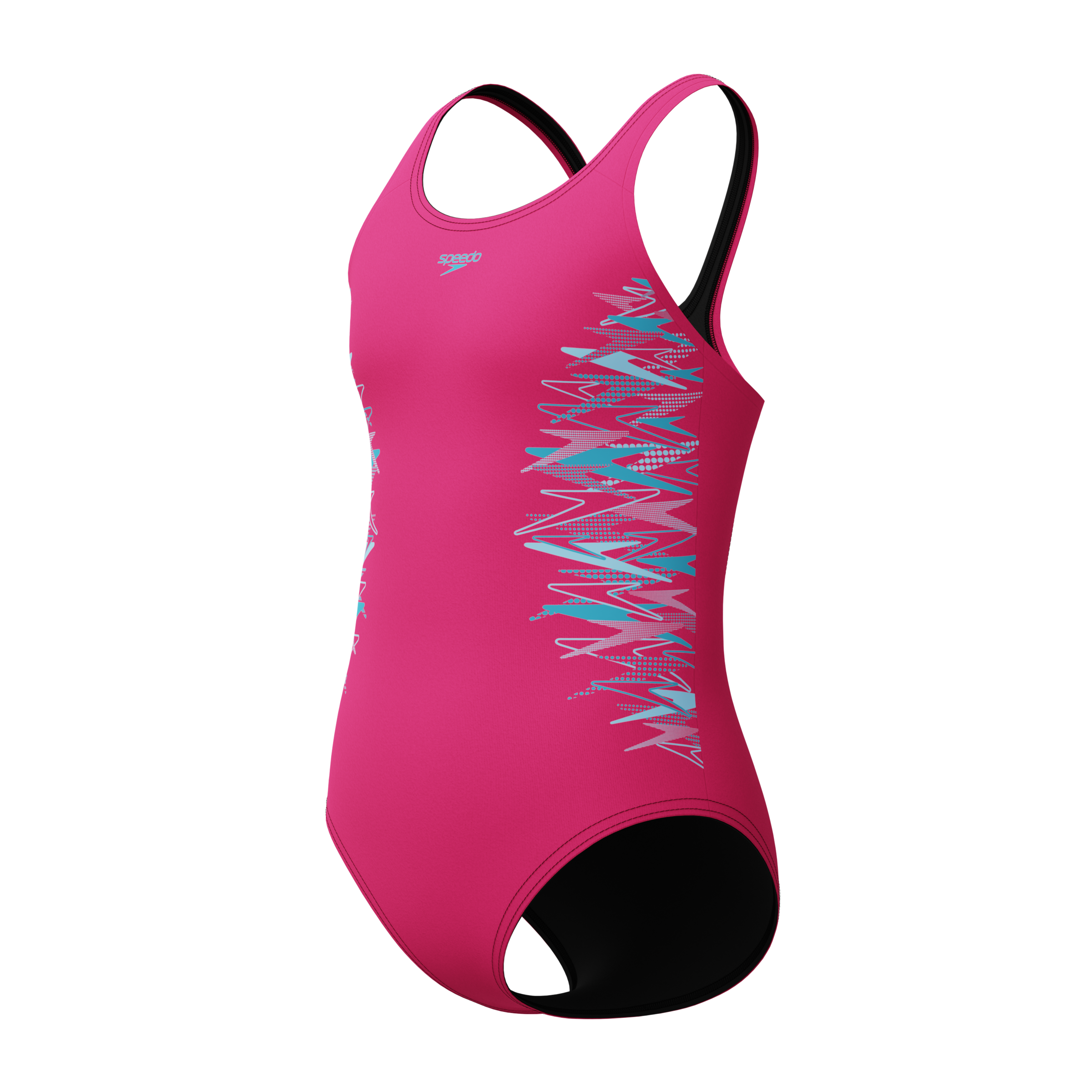 Speedo Badeanzug »Placement Muscleback« für aktives Schwimmen, chlorbeständig, schnell trocknend