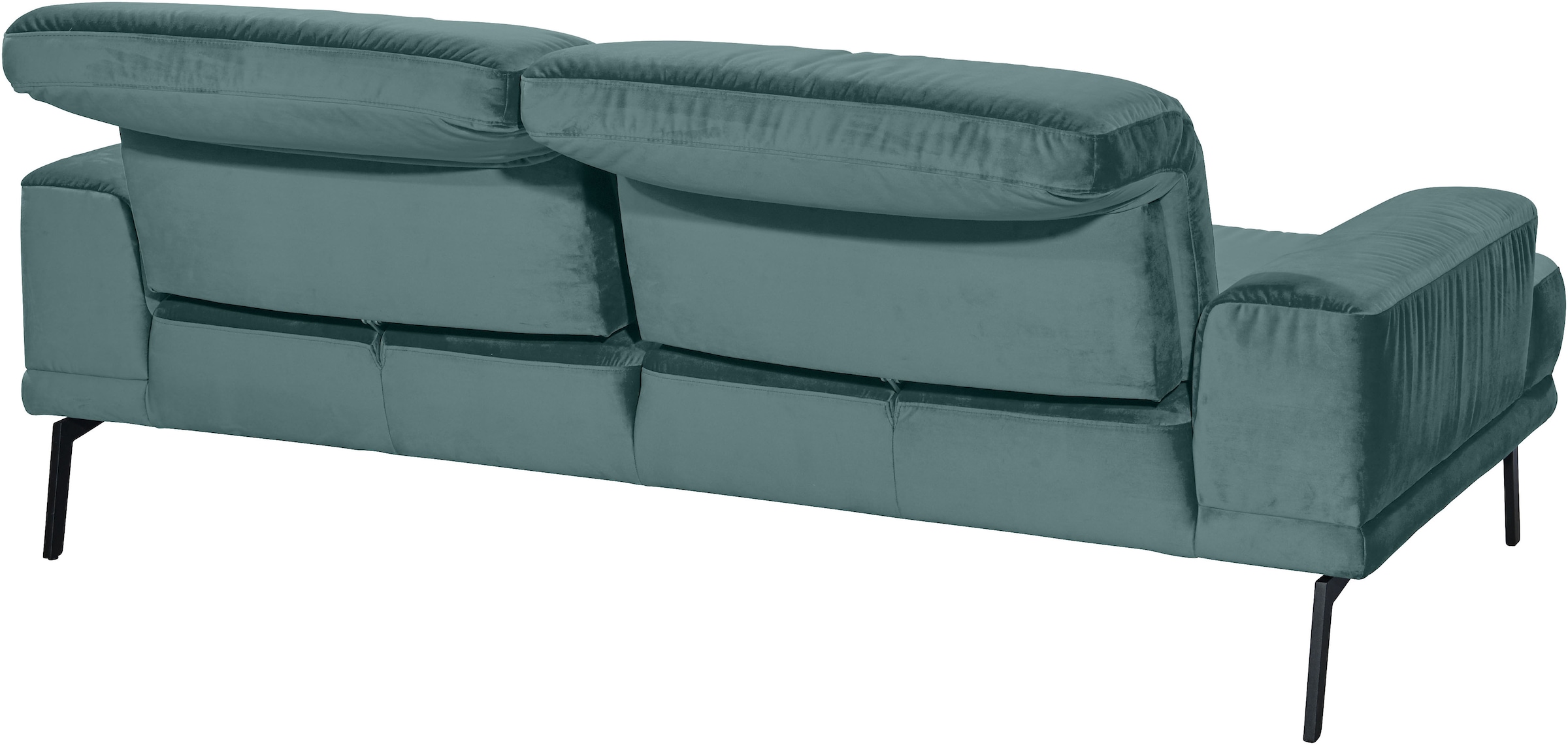 Musterring 3-Sitzer »MR 4580«, inkl. Kopf- und Sitztiefenverstellung, Fuß schwarz, B228 x T103 cm