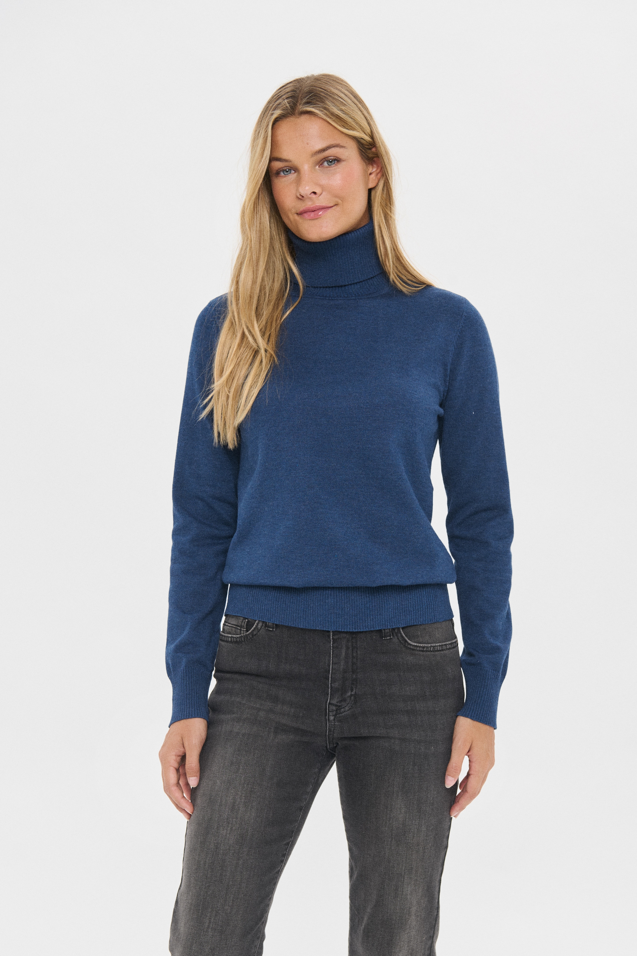 Saint Tropez Rollkragenpullover »J2046, MilaSZ Rollneck« Viskosemischung, Classic fit