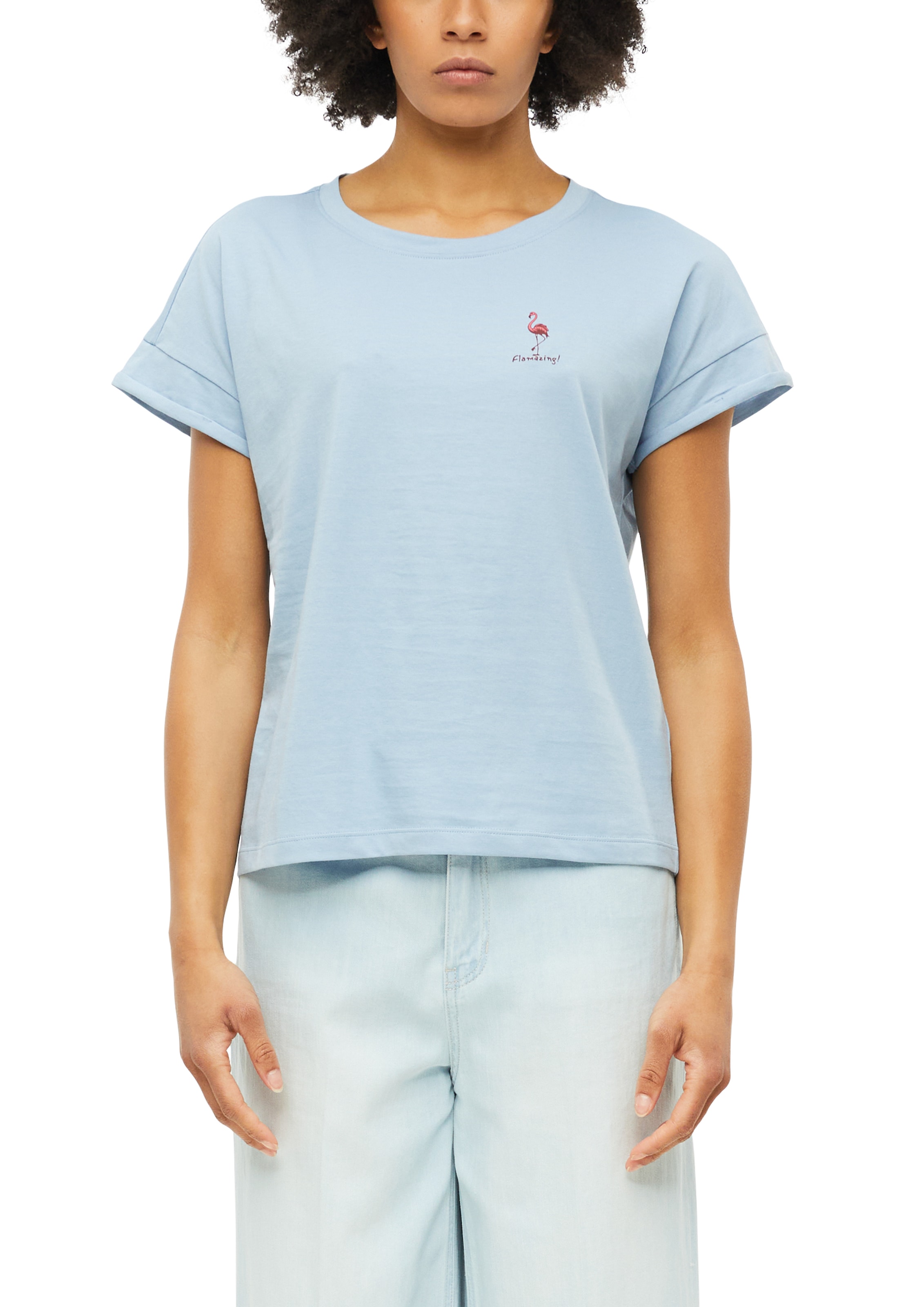 s.Oliver Kurzarmshirt Sommershirt mit Print