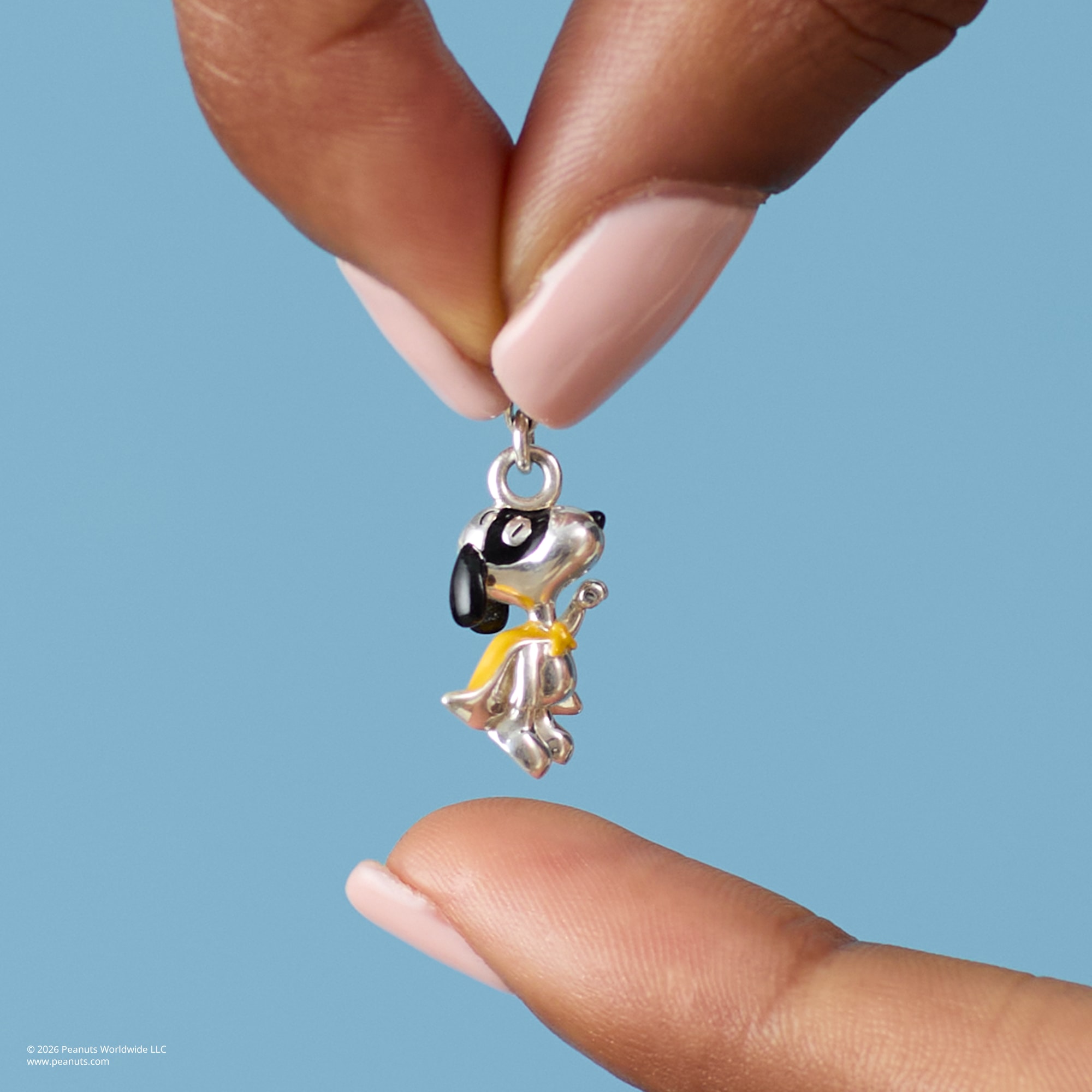 THOMAS SABO Charm-Einhänger »THOMAS SABO x Peanuts Snoopy als Superheld Charm - Original« Emaille
