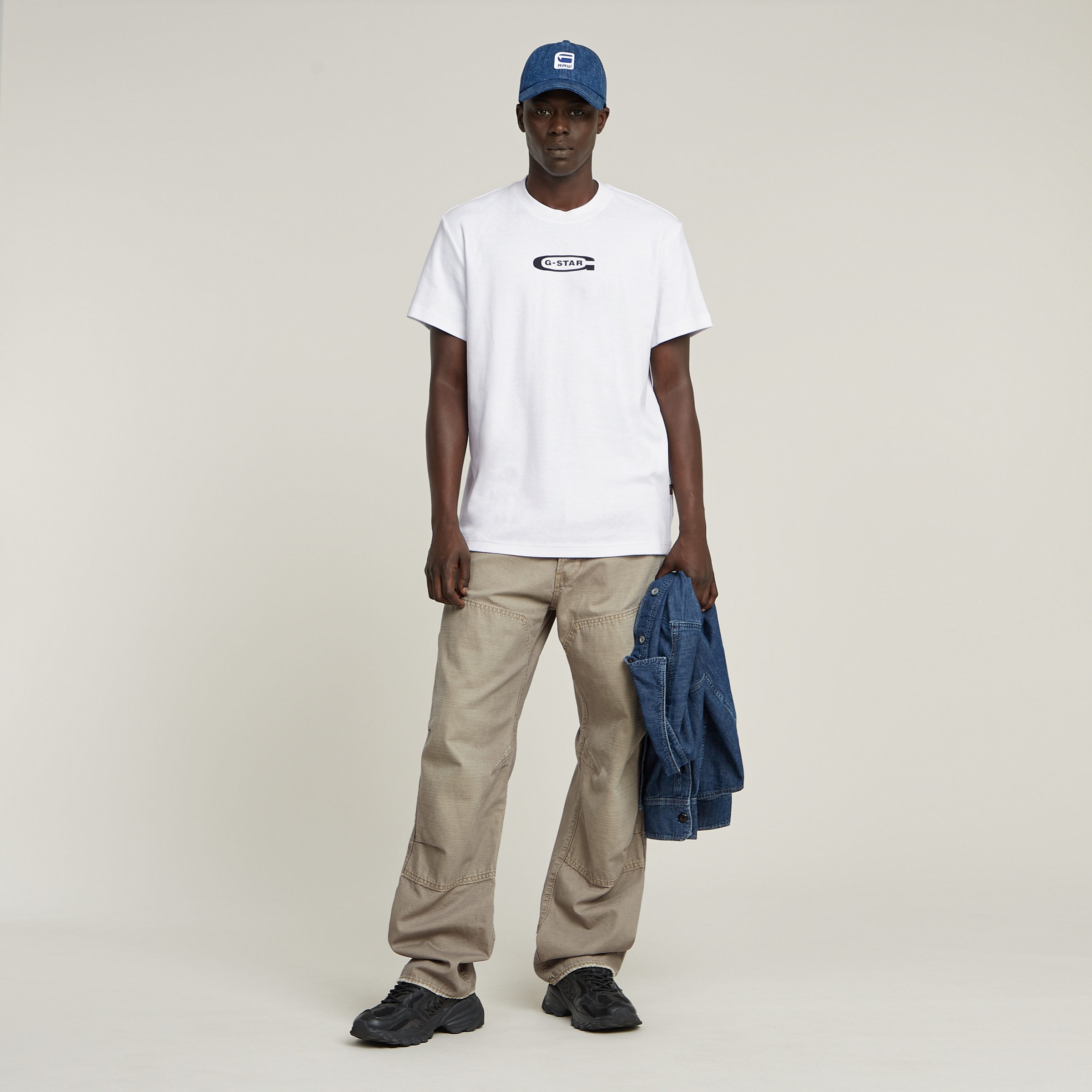 G-STAR T-Shirt »Old Skool Logo«, mit Frontprint
